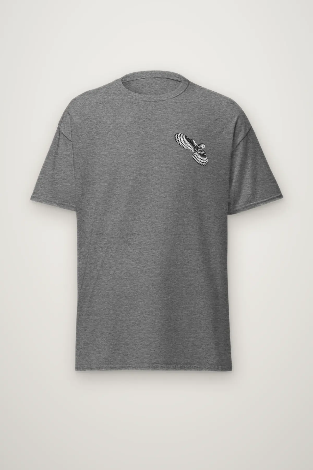 "Measure the Silent Flight" Heavyweight Unisex Crewneck T-shirt