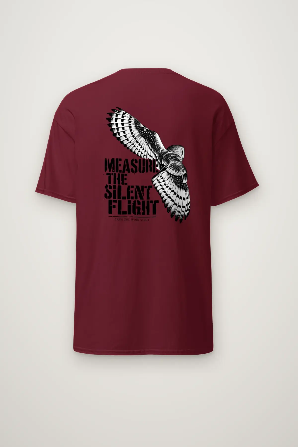 "Measure the Silent Flight" Heavyweight Unisex Crewneck T-shirt