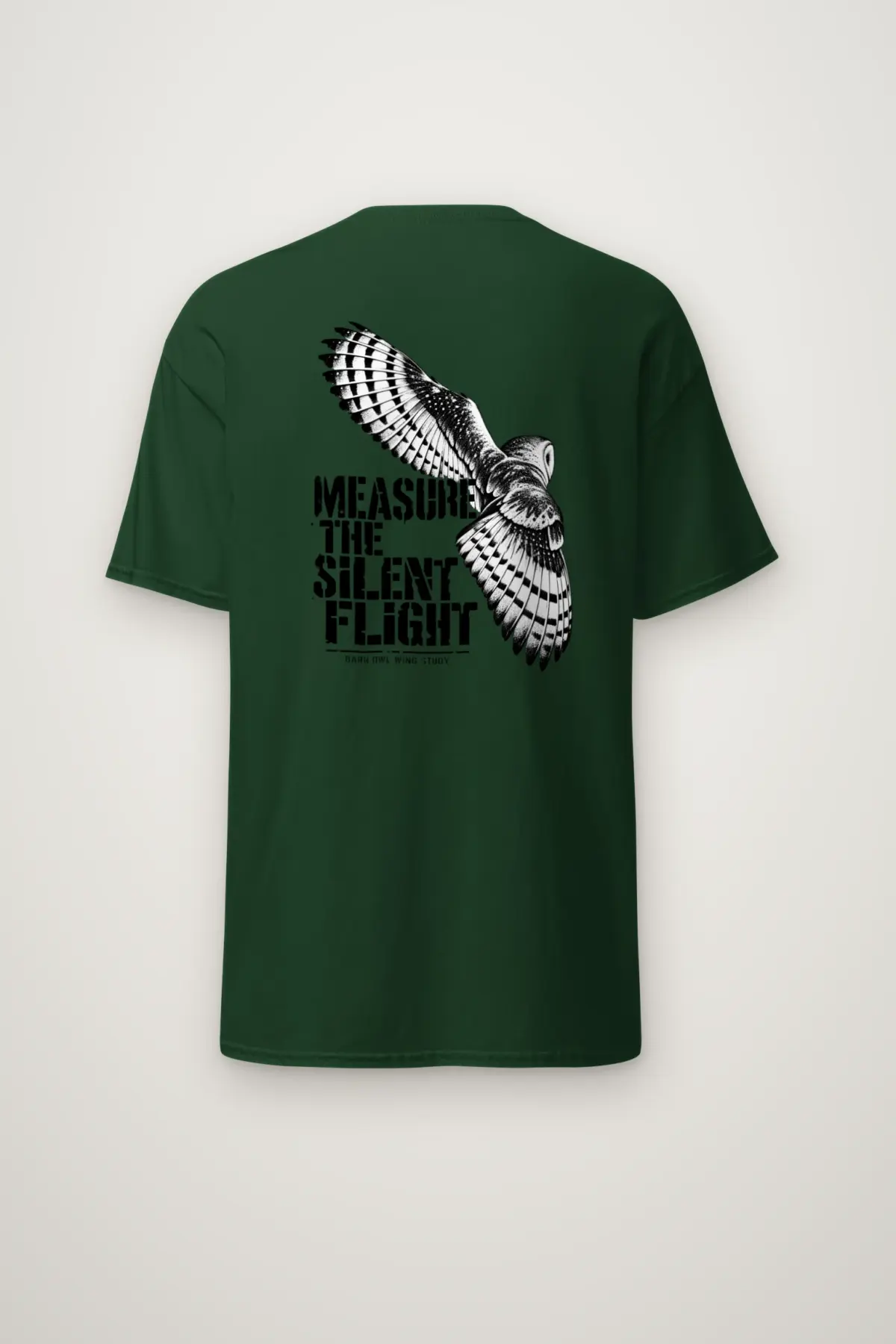 "Measure the Silent Flight" Heavyweight Unisex Crewneck T-shirt