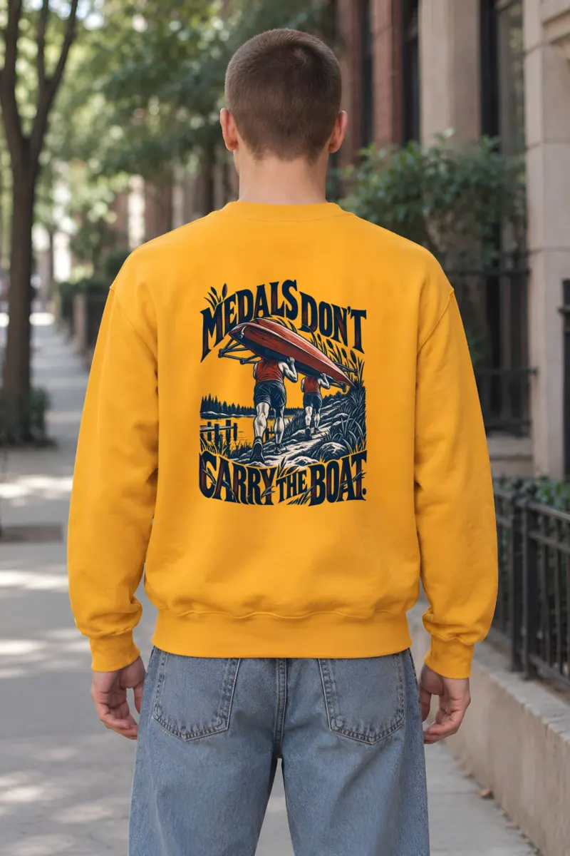 "Medals Don't Carry The Boat" Heavy Blend Unisex Crewneck Sweatshirt