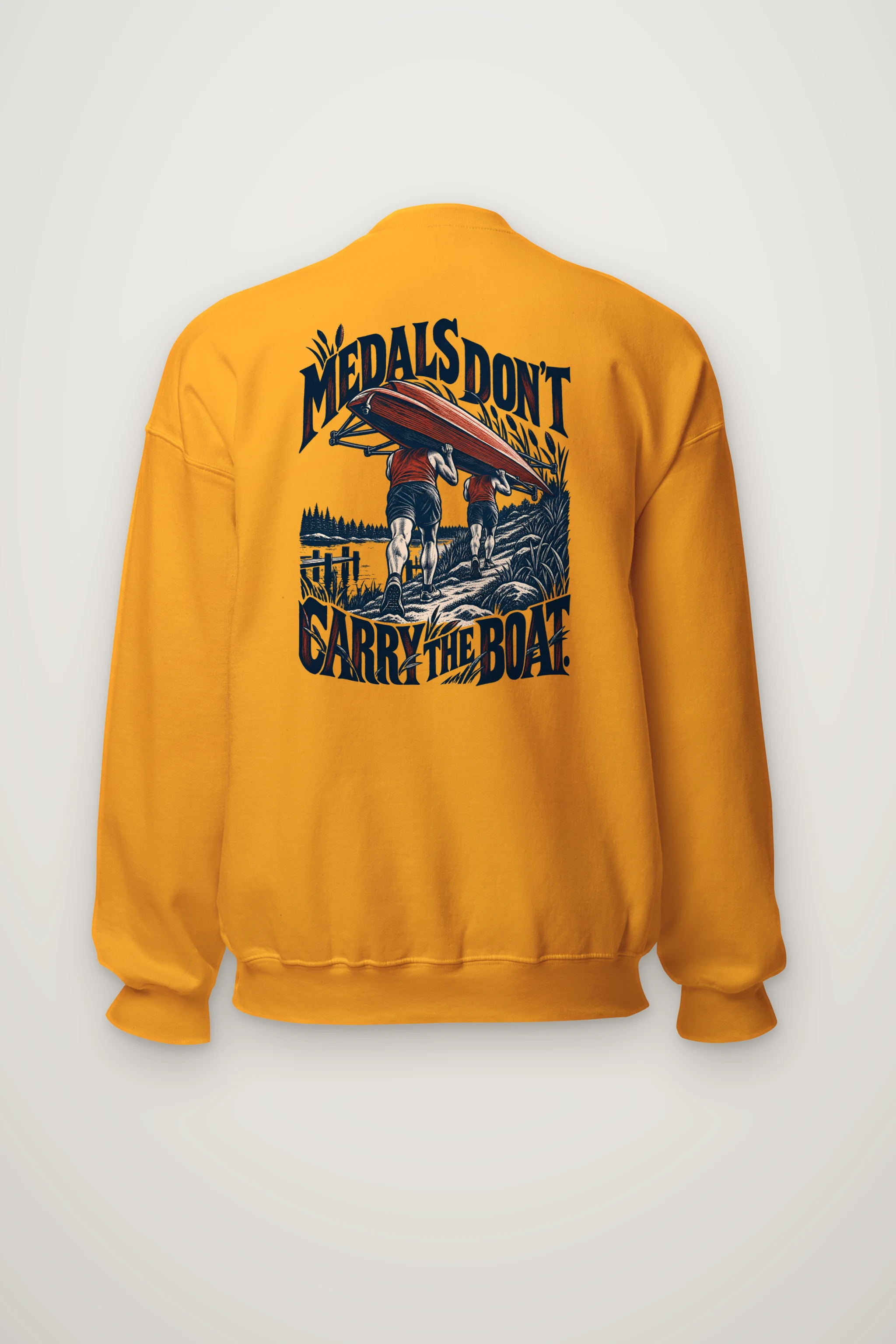 "Medals Don't Carry The Boat" Heavy Blend Unisex Crewneck Sweatshirt