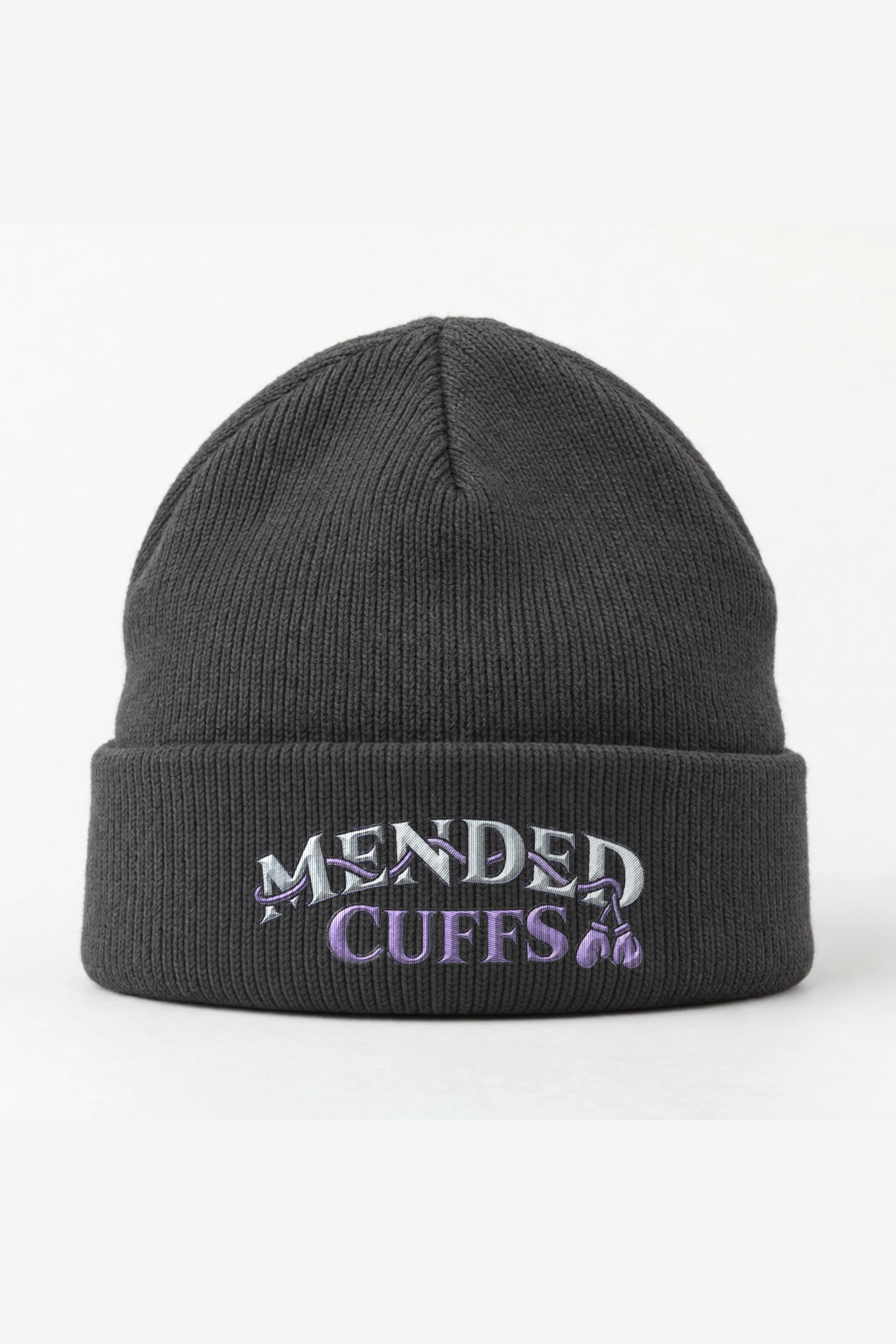 "Mended Cuffs" Cuffed Beanie · Embroidered