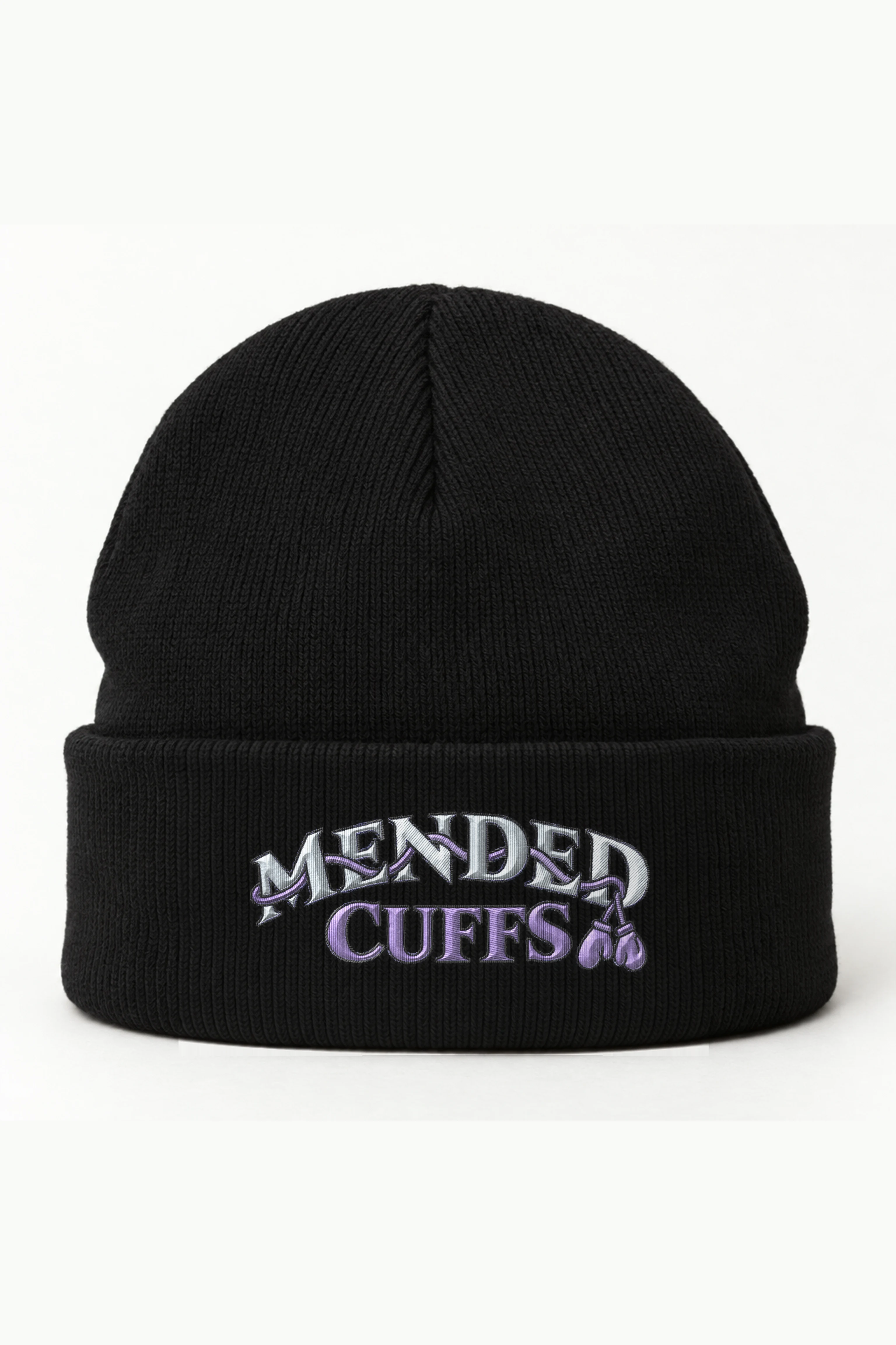 "Mended Cuffs" Cuffed Beanie · Embroidered