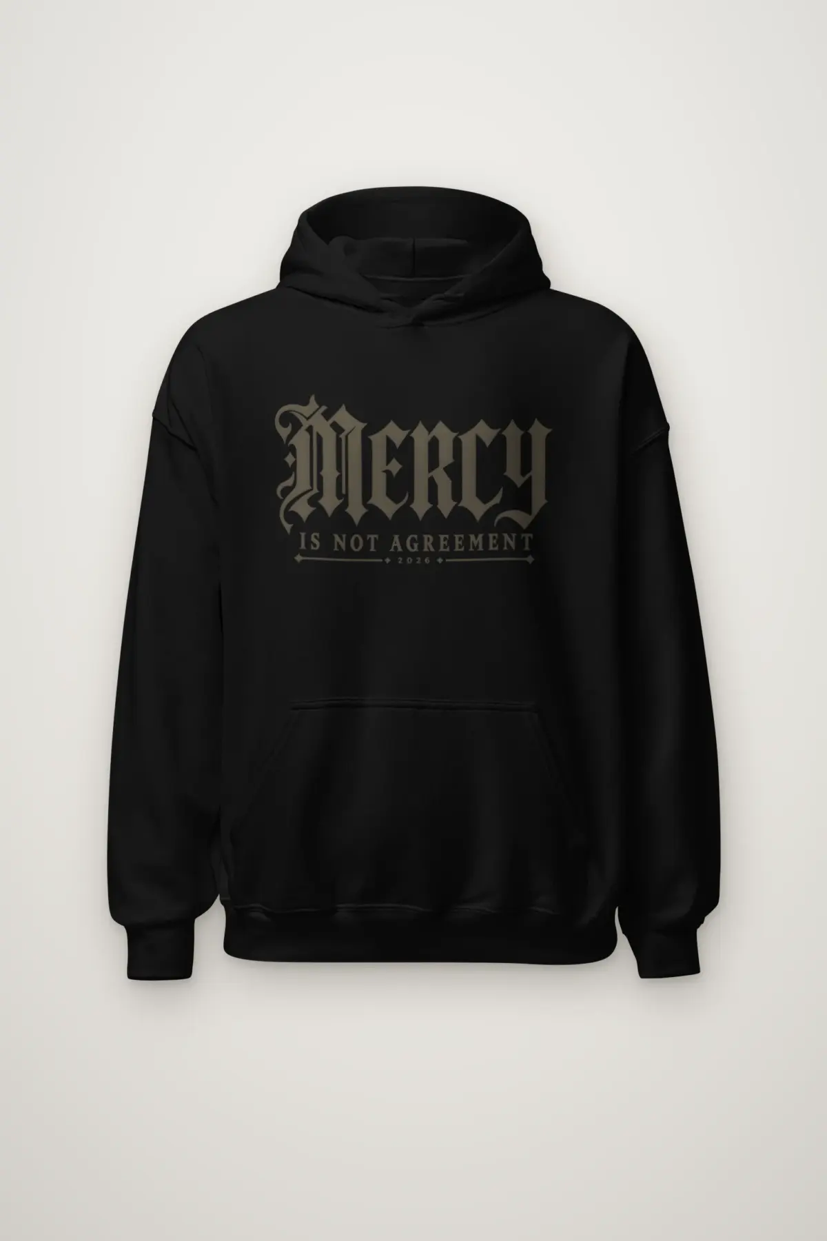 "Mercy Is Not Agreement" Heavy Blend Unisex Pullover Hoodie