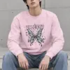 "Metamorph Chrome Butterfly" Heavy Blend Unisex Crewneck Sweatshirt