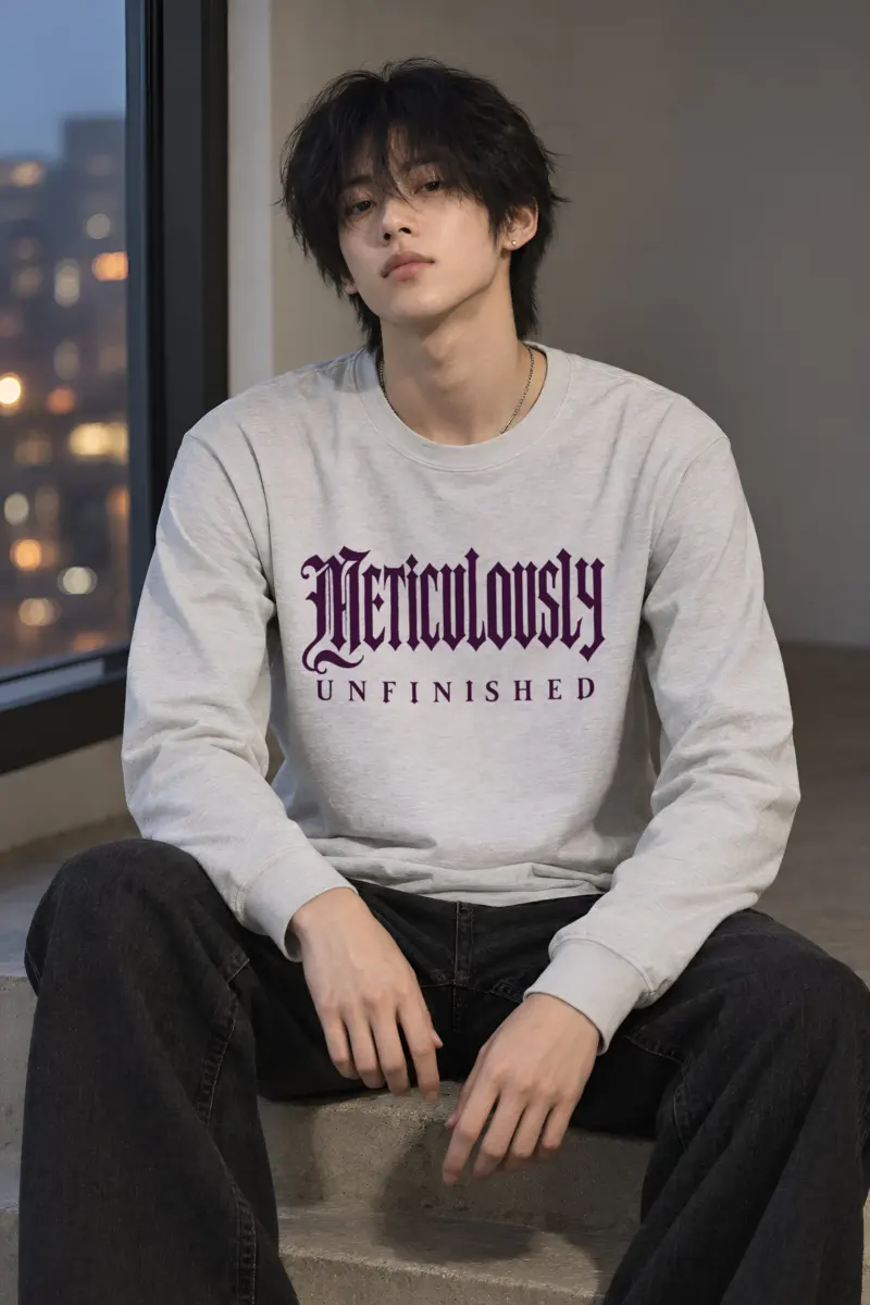 "Meticulously UNFINISHED" Unisex Longsleeve T-shirt