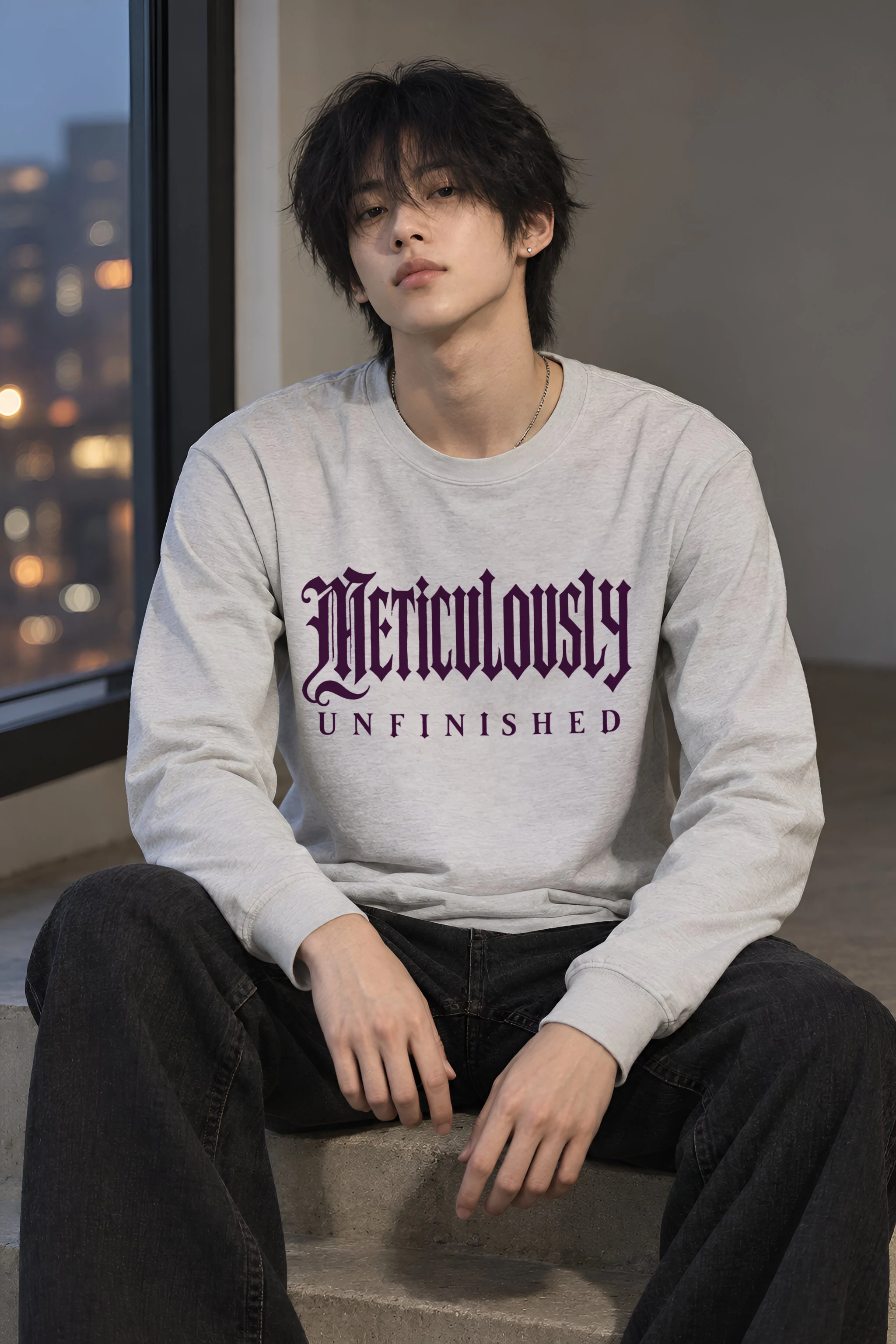 "Meticulously UNFINISHED" Unisex Longsleeve T-shirt