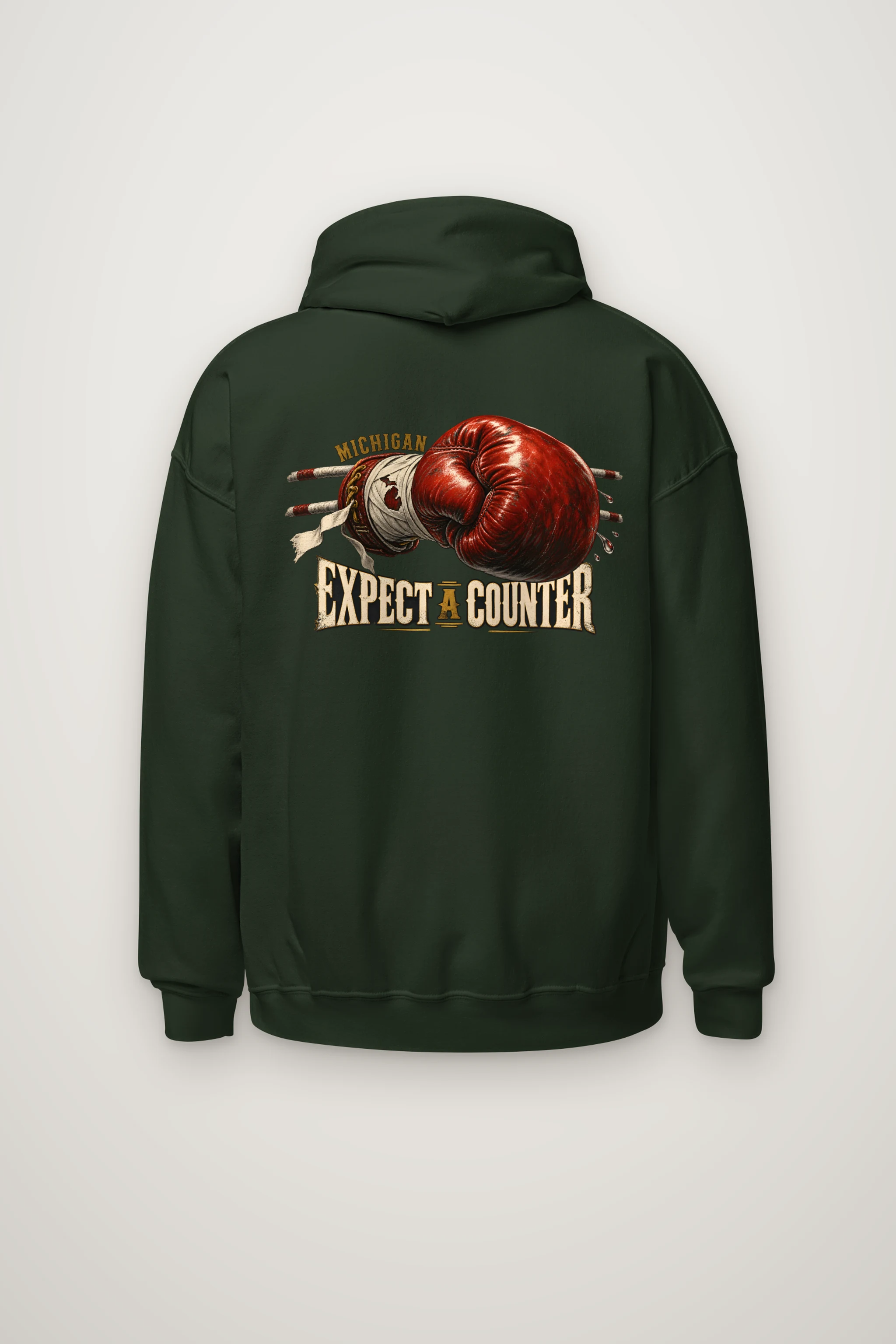 "Michigan Expect a Counter" Heavy Blend Unisex Pullover Hoodie
