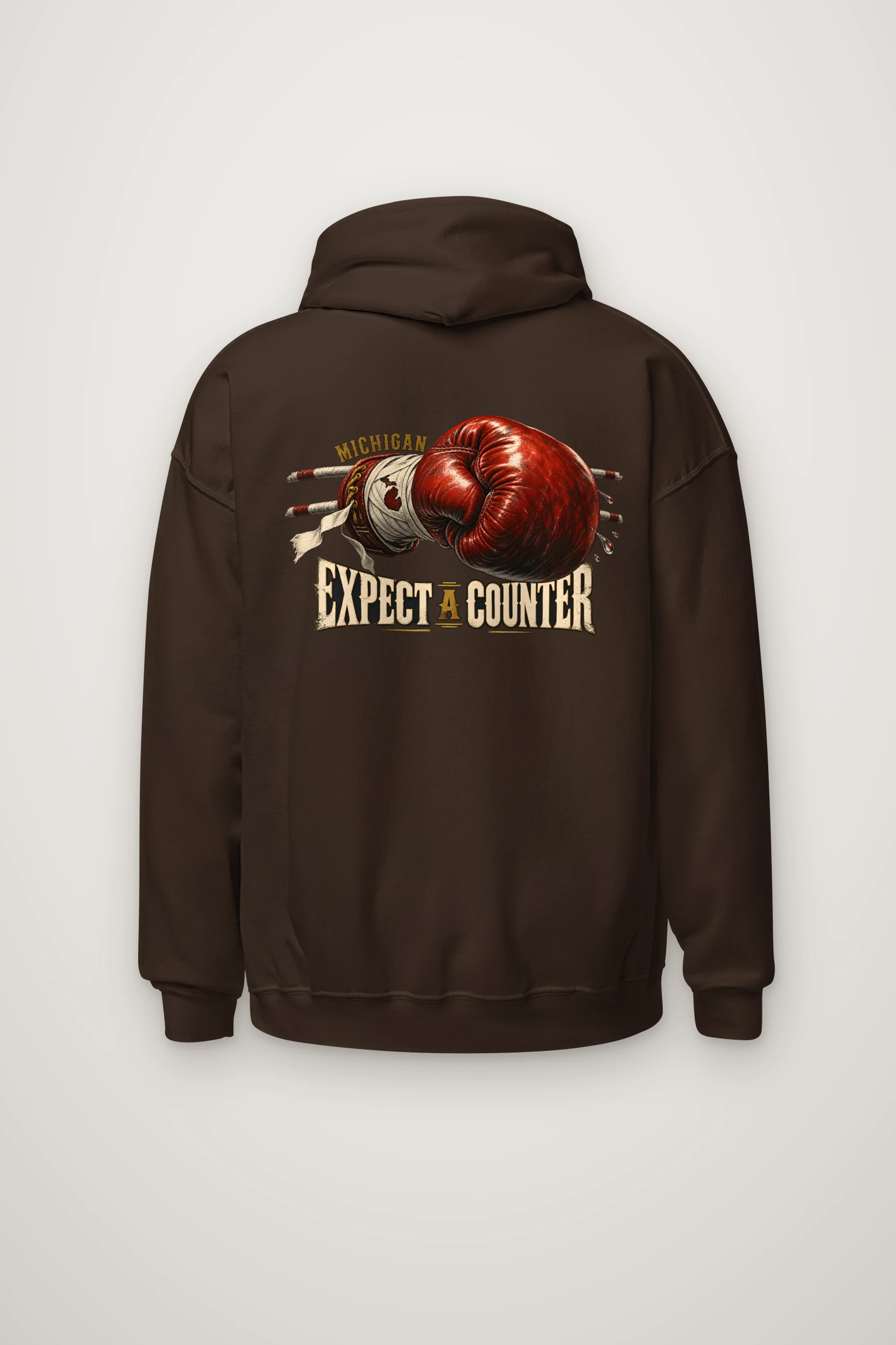 "Michigan Expect a Counter" Heavy Blend Unisex Pullover Hoodie