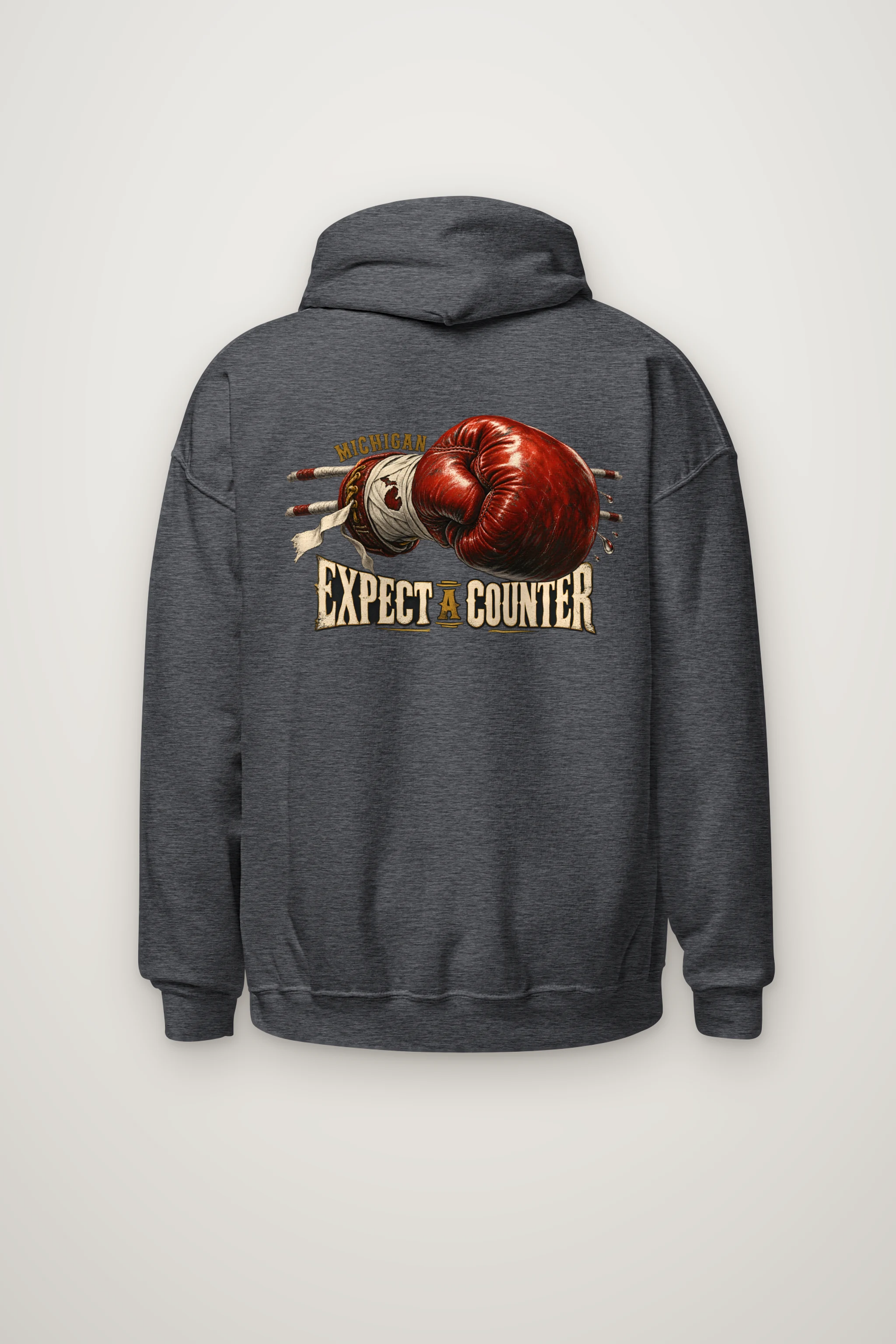 "Michigan Expect a Counter" Heavy Blend Unisex Pullover Hoodie