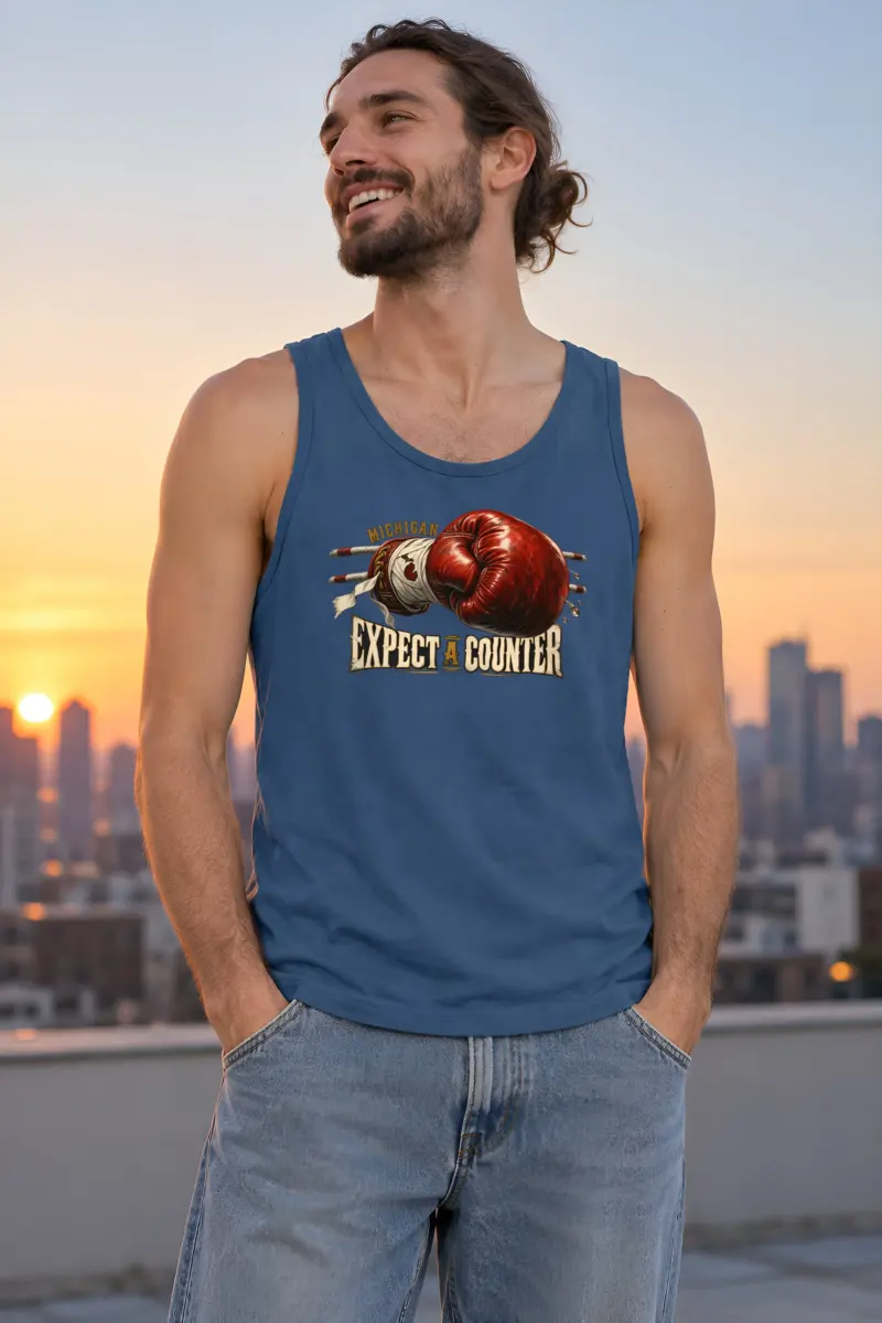 "Michigan Expect a Counter" Unisex Jersey Tank