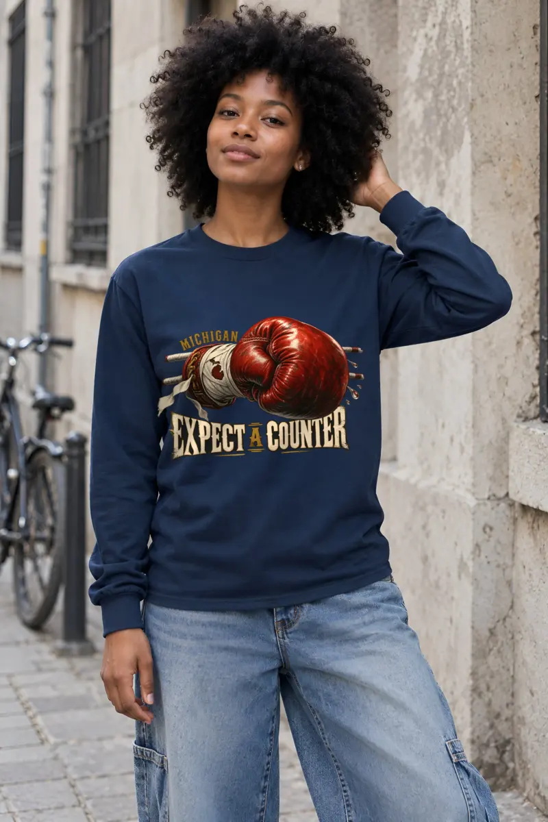 "Michigan Expect a Counter" Unisex Longsleeve T-shirt