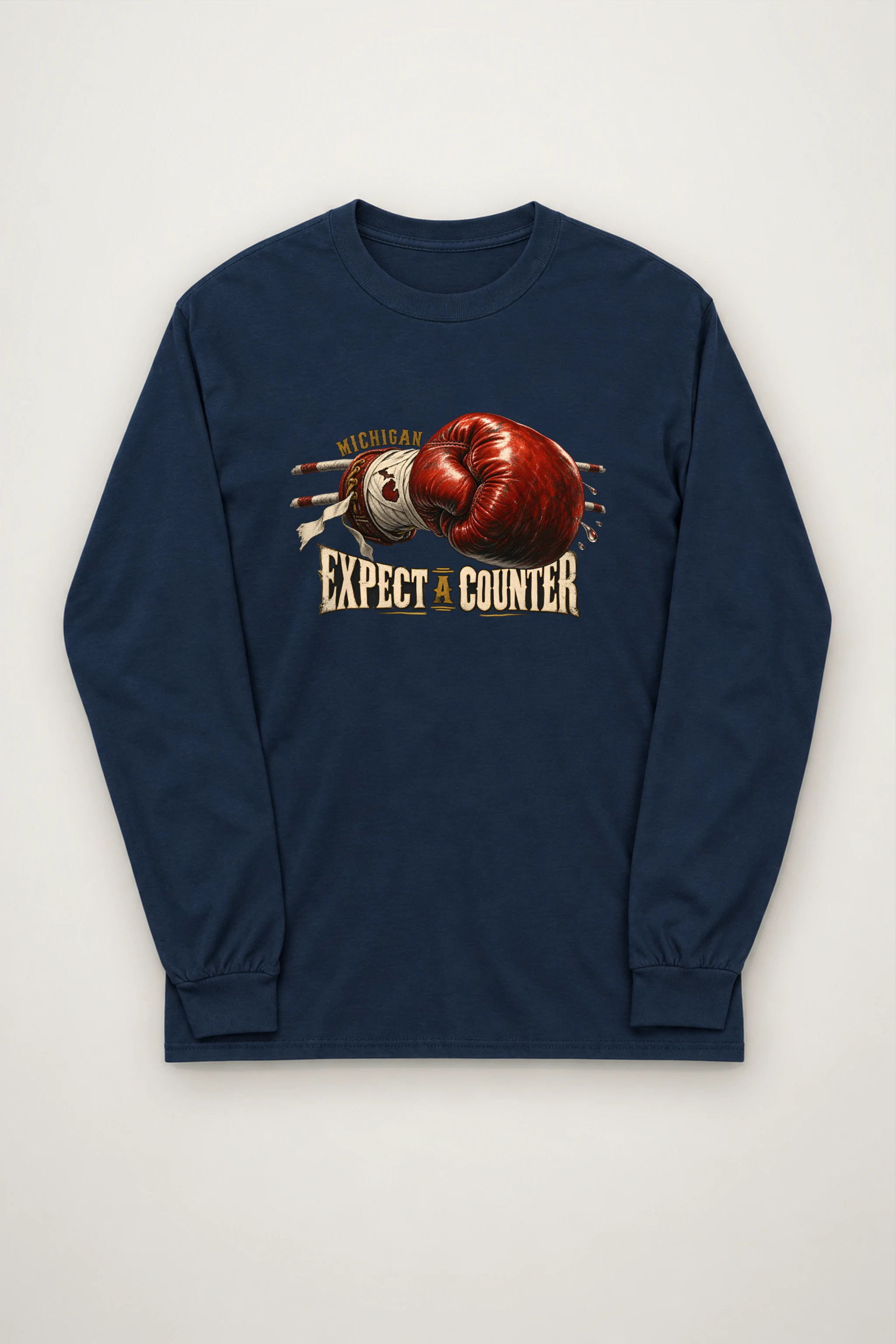 "Michigan Expect a Counter" Unisex Longsleeve T-shirt