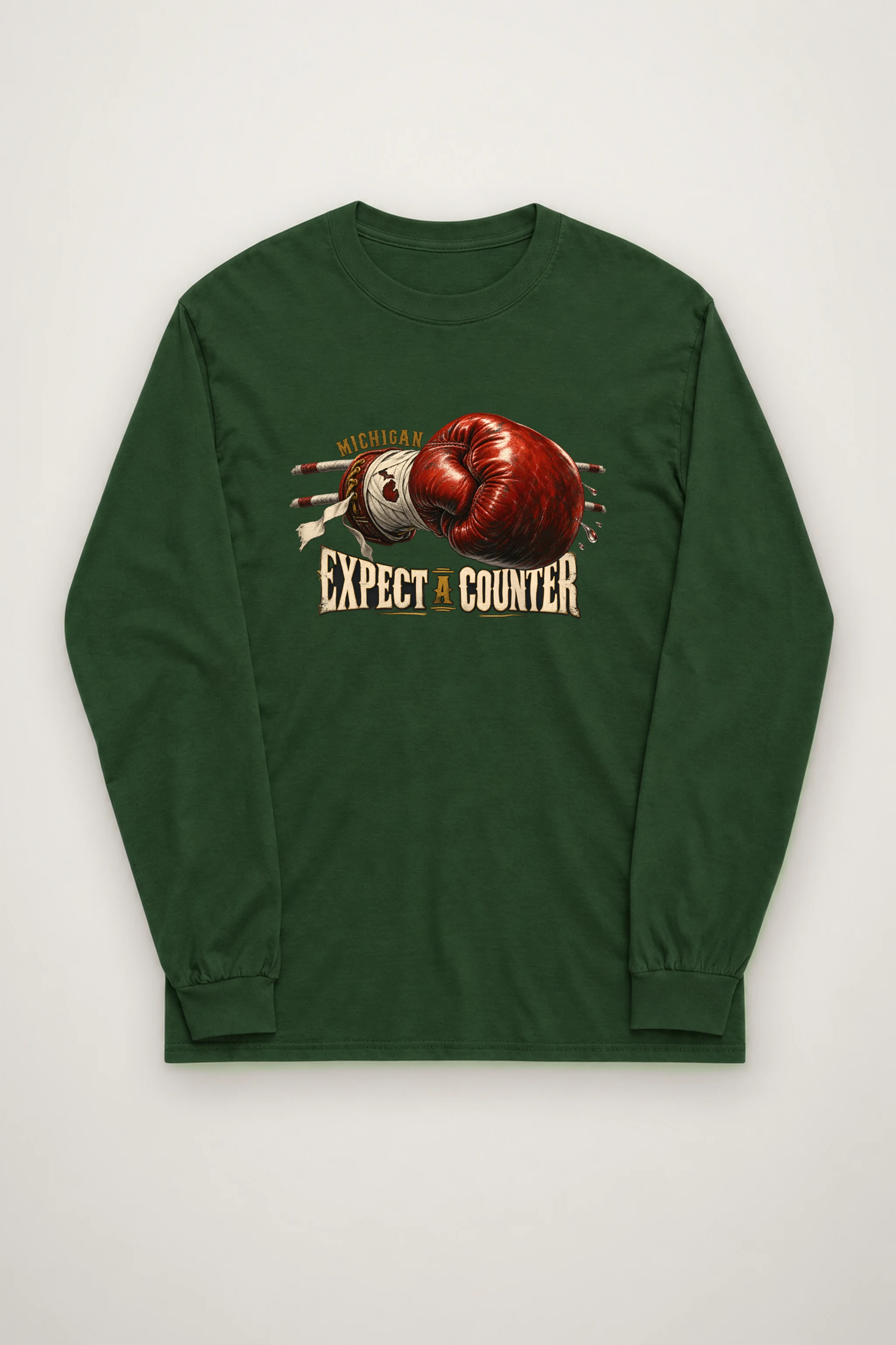 "Michigan Expect a Counter" Unisex Longsleeve T-shirt