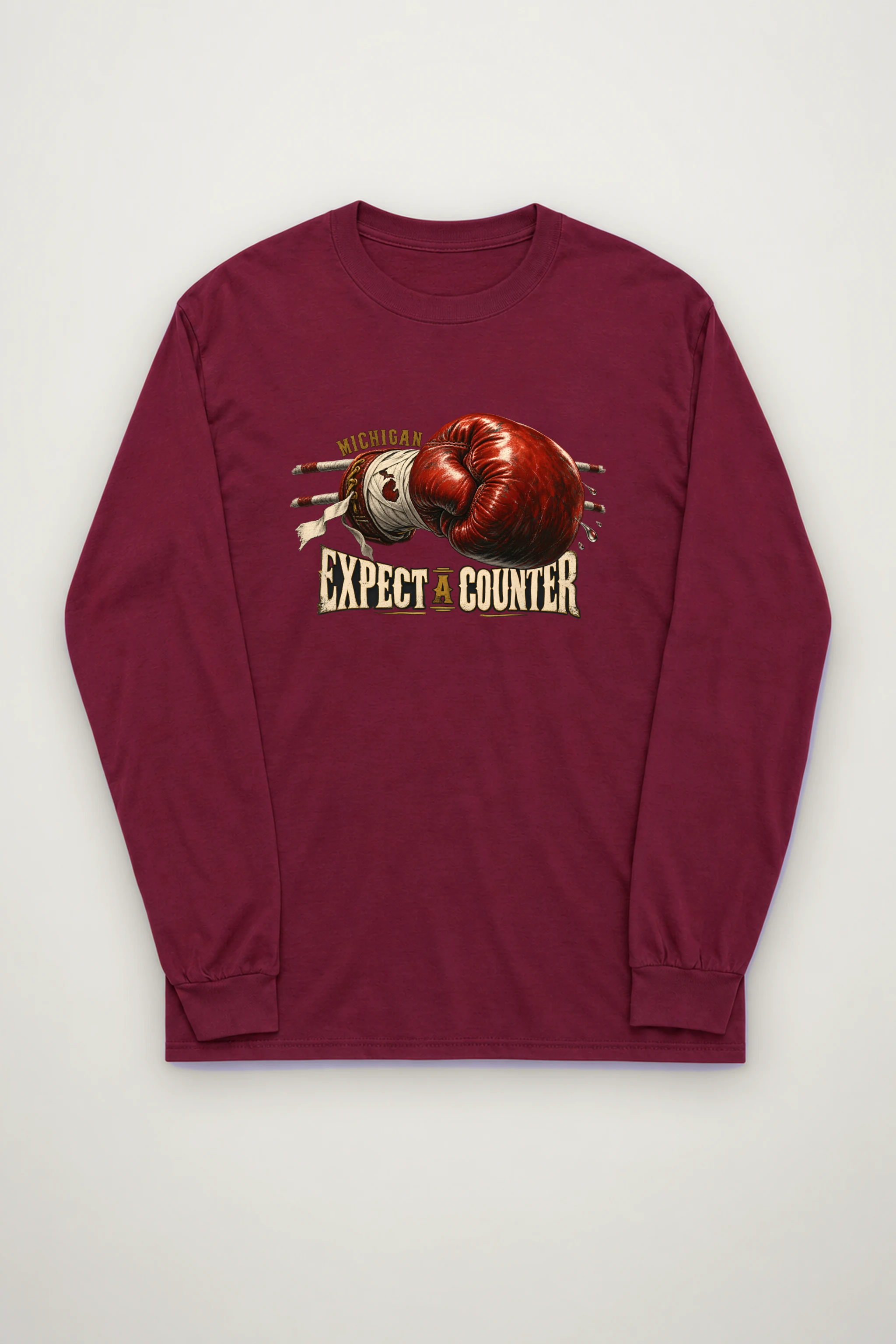"Michigan Expect a Counter" Unisex Longsleeve T-shirt