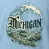 "Michigan Great Lakes Wave" Heavy Blend Unisex Crewneck Sweatshirt