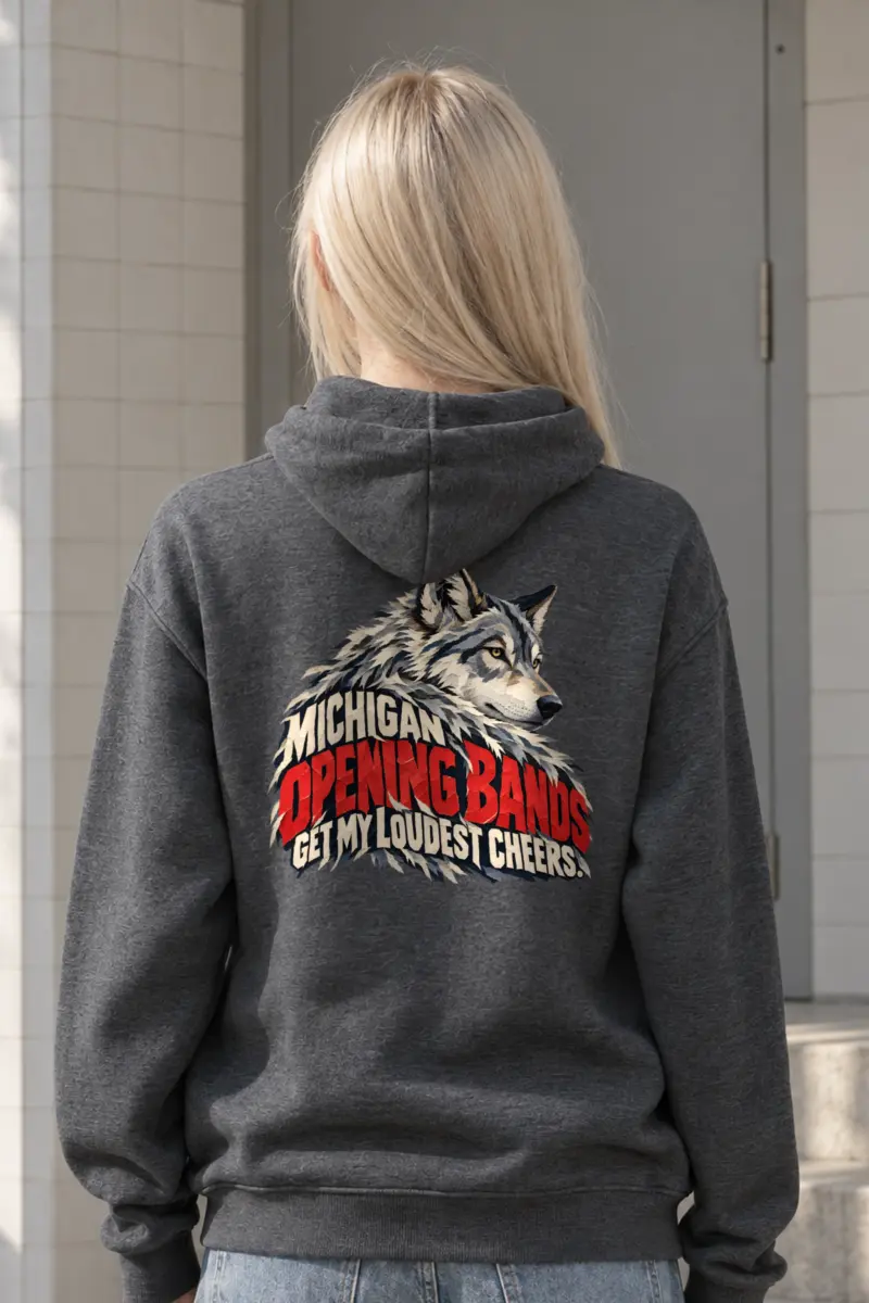 “Michigan Opening Bands Cheers” Heavy Blend Unisex Pullover Hoodie
