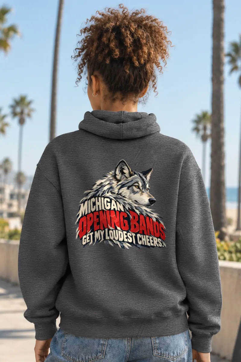 “Michigan Opening Bands Cheers” Heavy Blend Unisex Pullover Hoodie