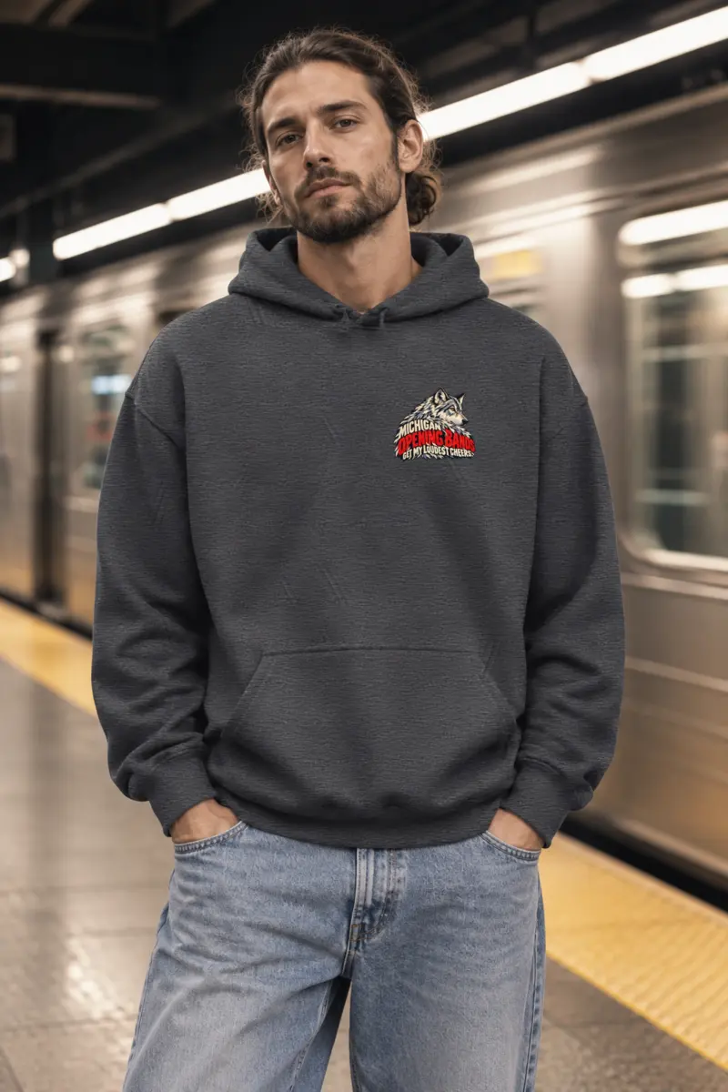 "Michigan Opening Bands Cheers" Heavy Blend Unisex Pullover Hoodie