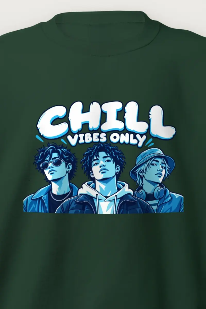 "Midnight Blue Trio" Heavy Blend Unisex Crewneck Sweatshirt