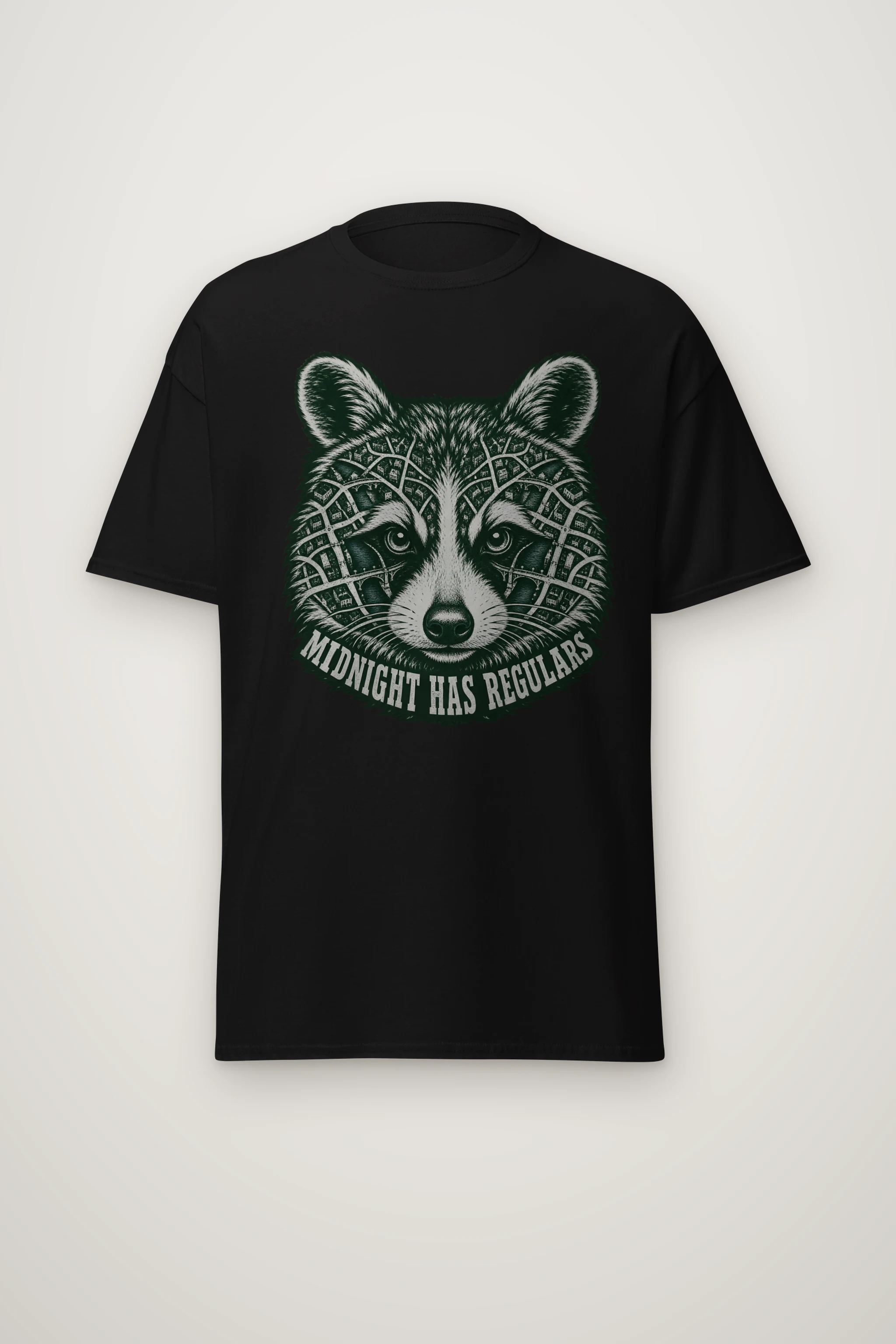 "Midnight Has Regulars" Heavyweight Unisex Crewneck T-shirt