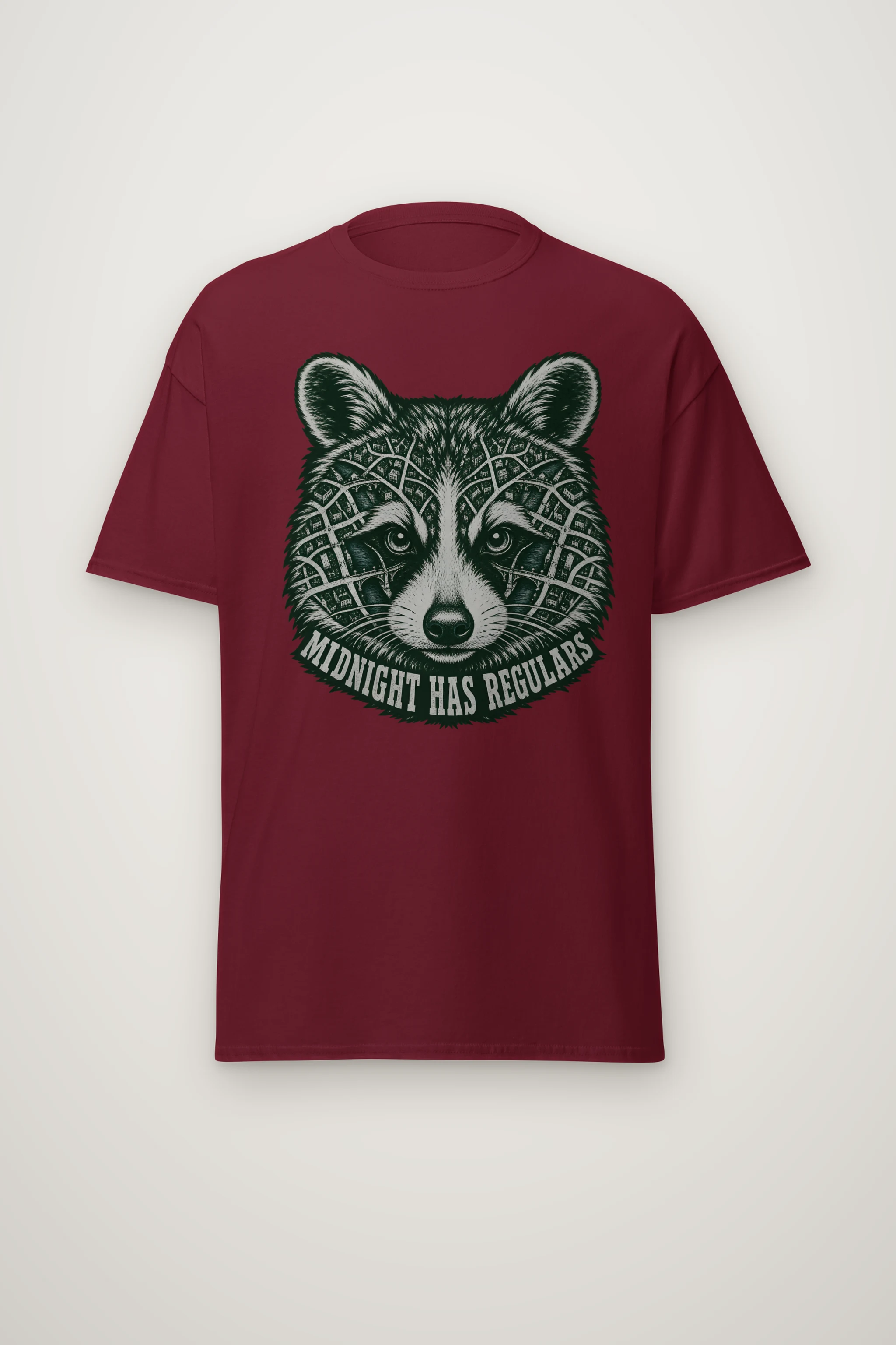 "Midnight Has Regulars" Heavyweight Unisex Crewneck T-shirt