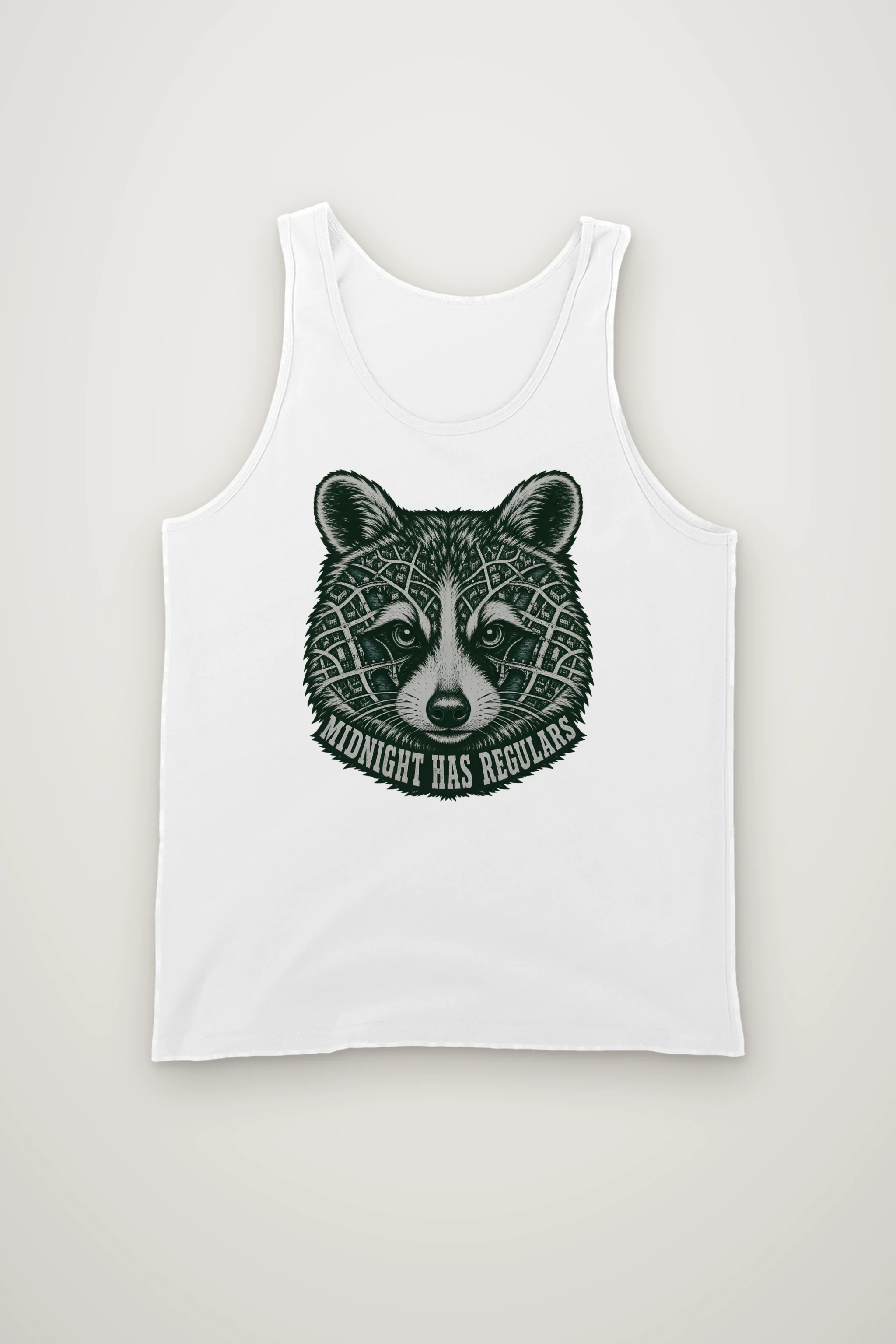 "Midnight Has Regulars" Unisex Jersey Tank