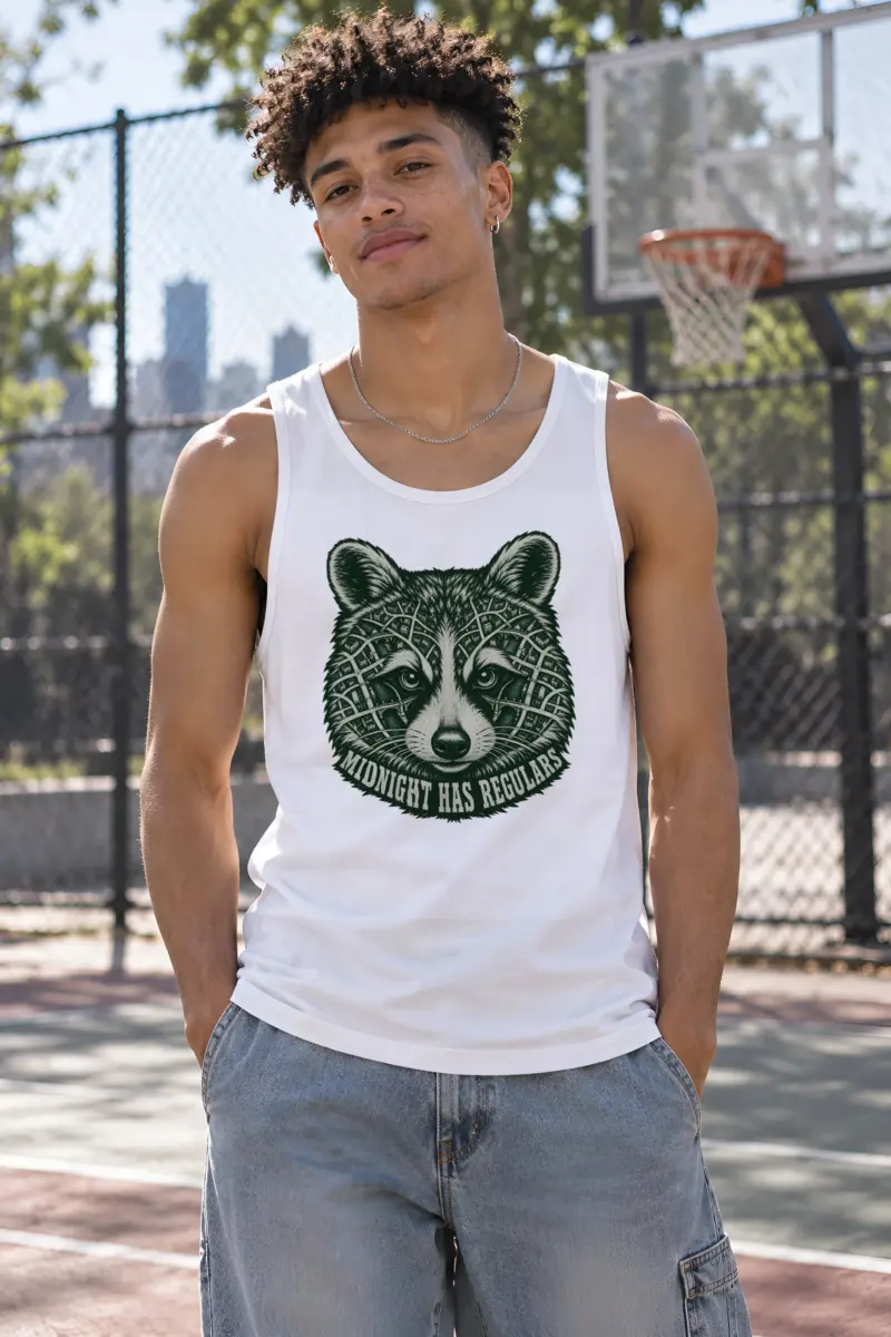 "Midnight Has Regulars" Unisex Jersey Tank