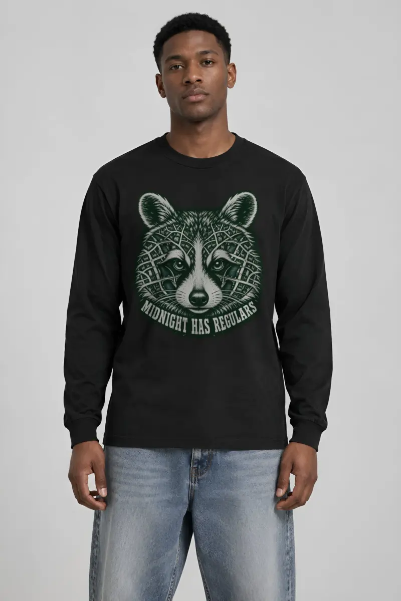 "Midnight Has Regulars" Unisex Longsleeve T-shirt