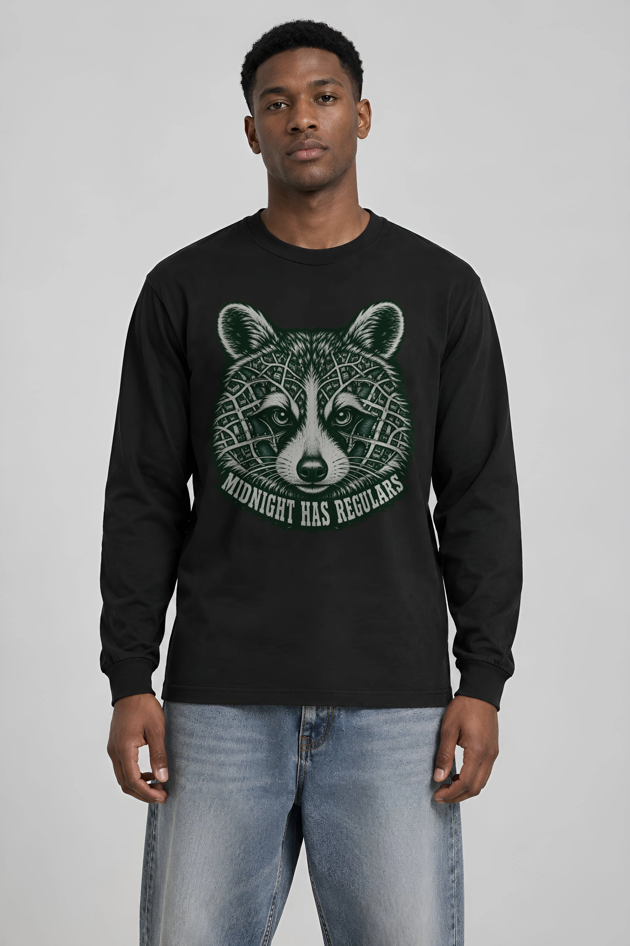 "Midnight Has Regulars" Unisex Longsleeve T-shirt