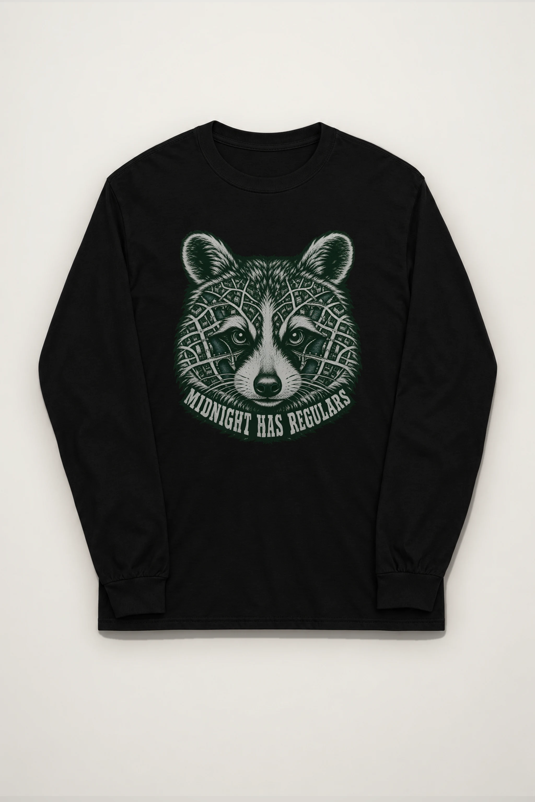 "Midnight Has Regulars" Unisex Longsleeve T-shirt
