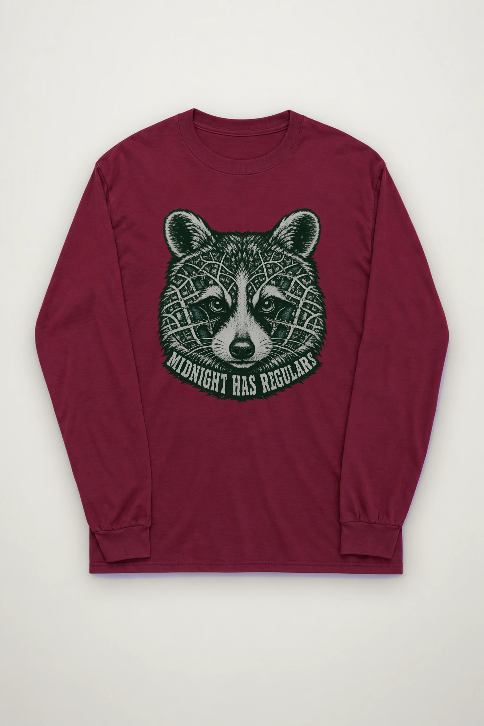 "Midnight Has Regulars" Unisex Longsleeve T-shirt