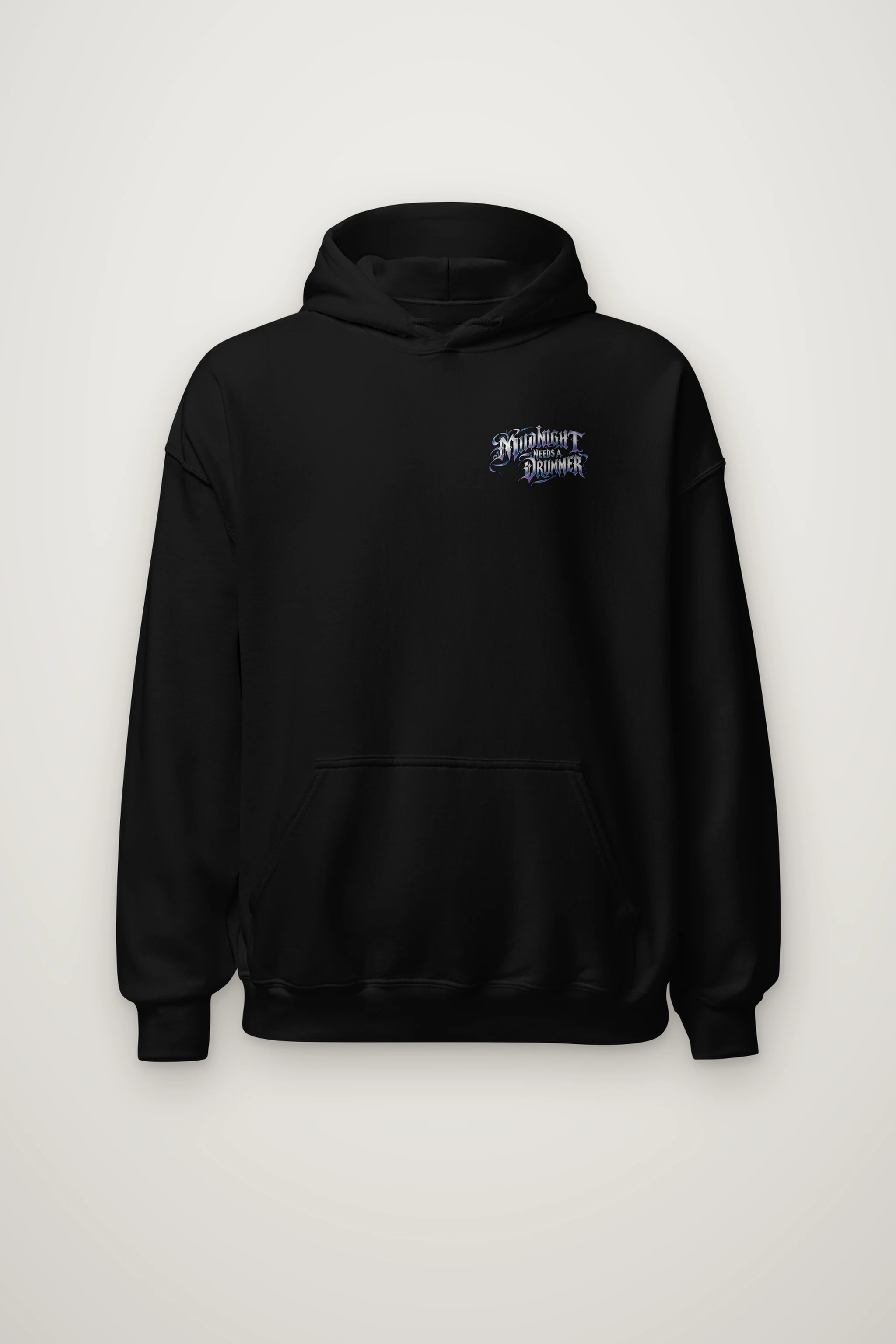 "Midnight Needs a Drummer" Heavy Blend Unisex Pullover Hoodie