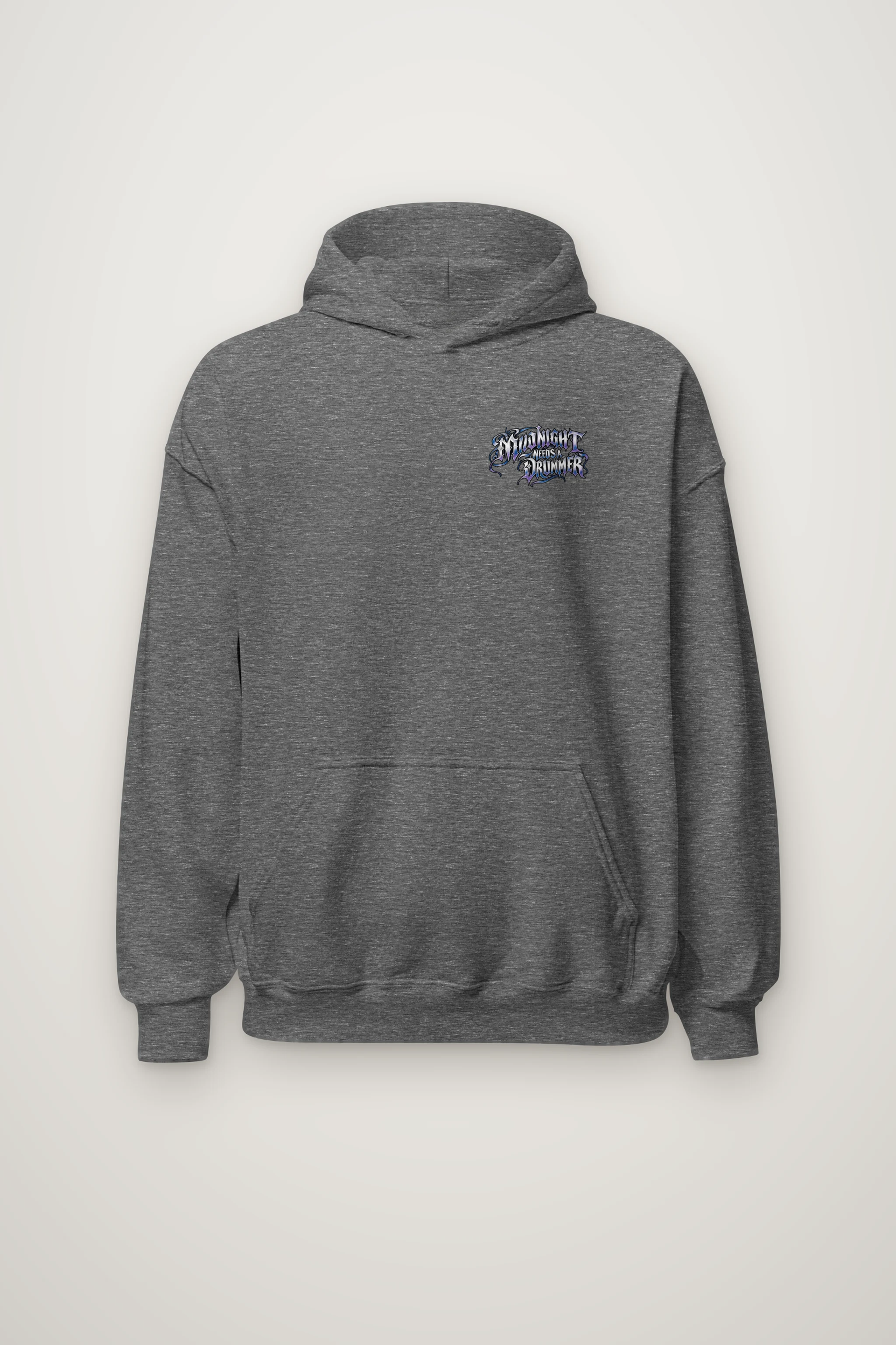 "Midnight Needs a Drummer" Heavy Blend Unisex Pullover Hoodie