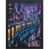 "Midnight Transfer" Premium Wooden Framed Poster