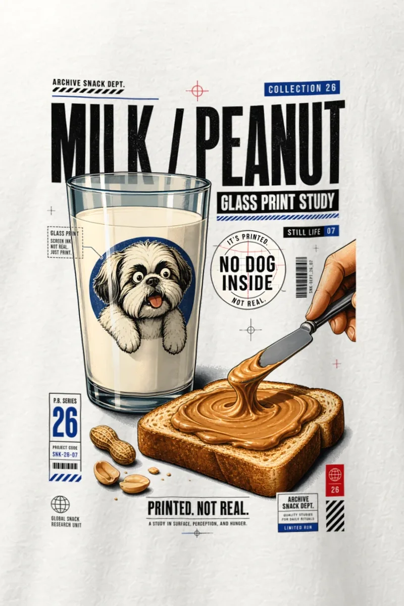 "Milk Toast Study" Heavyweight Unisex Crewneck T-shirt