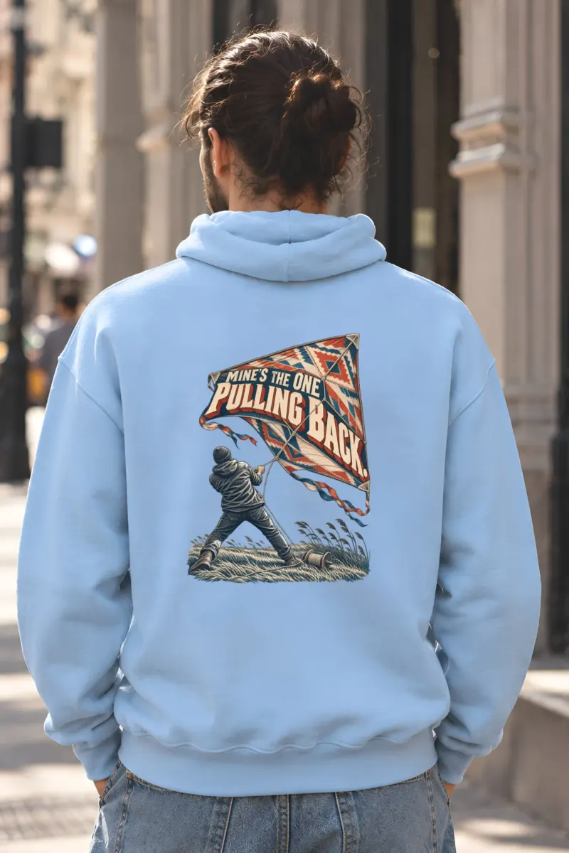 "Mine's the One Pulling Back" Heavy Blend Unisex Pullover Hoodie