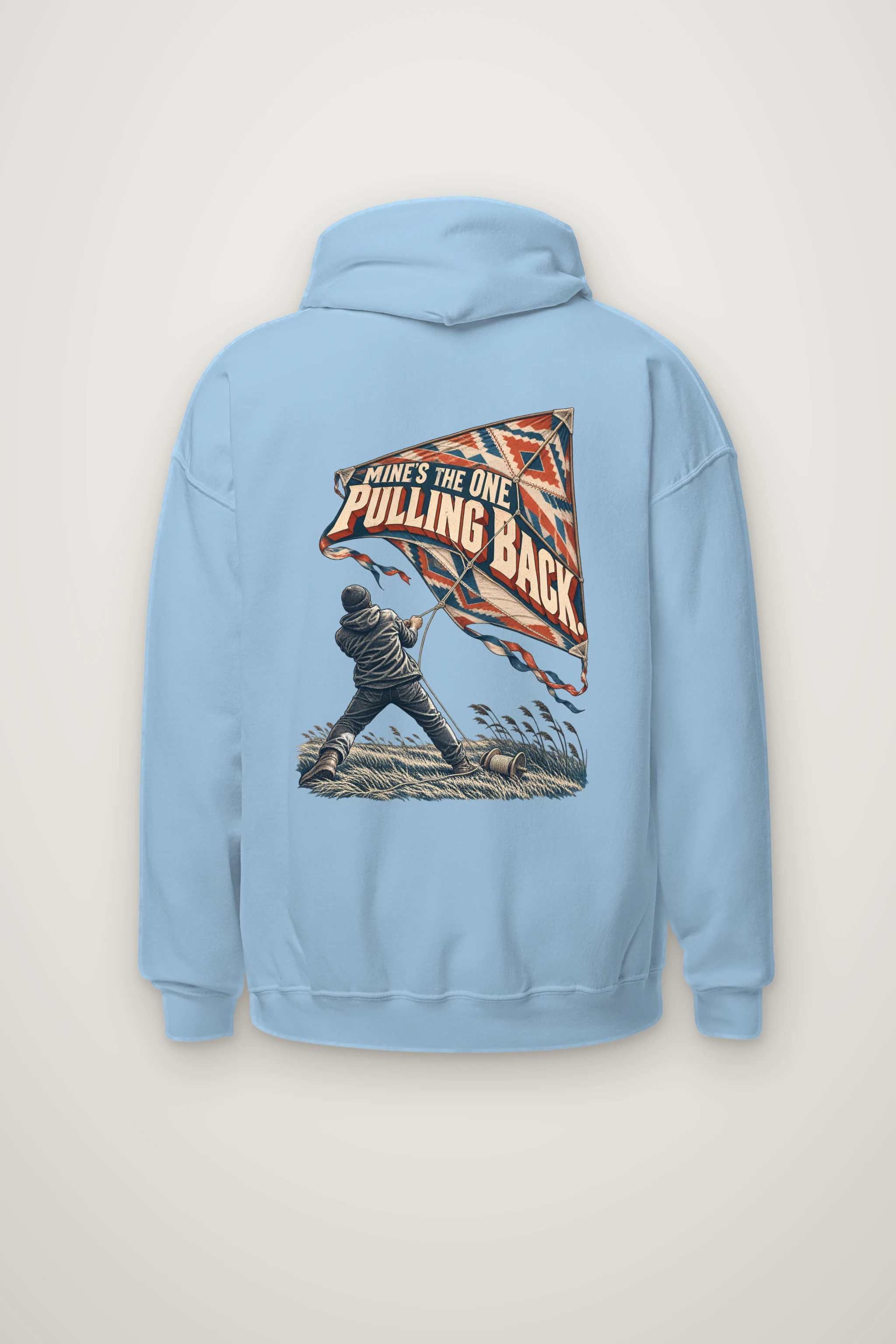 "Mine's the One Pulling Back" Heavy Blend Unisex Pullover Hoodie