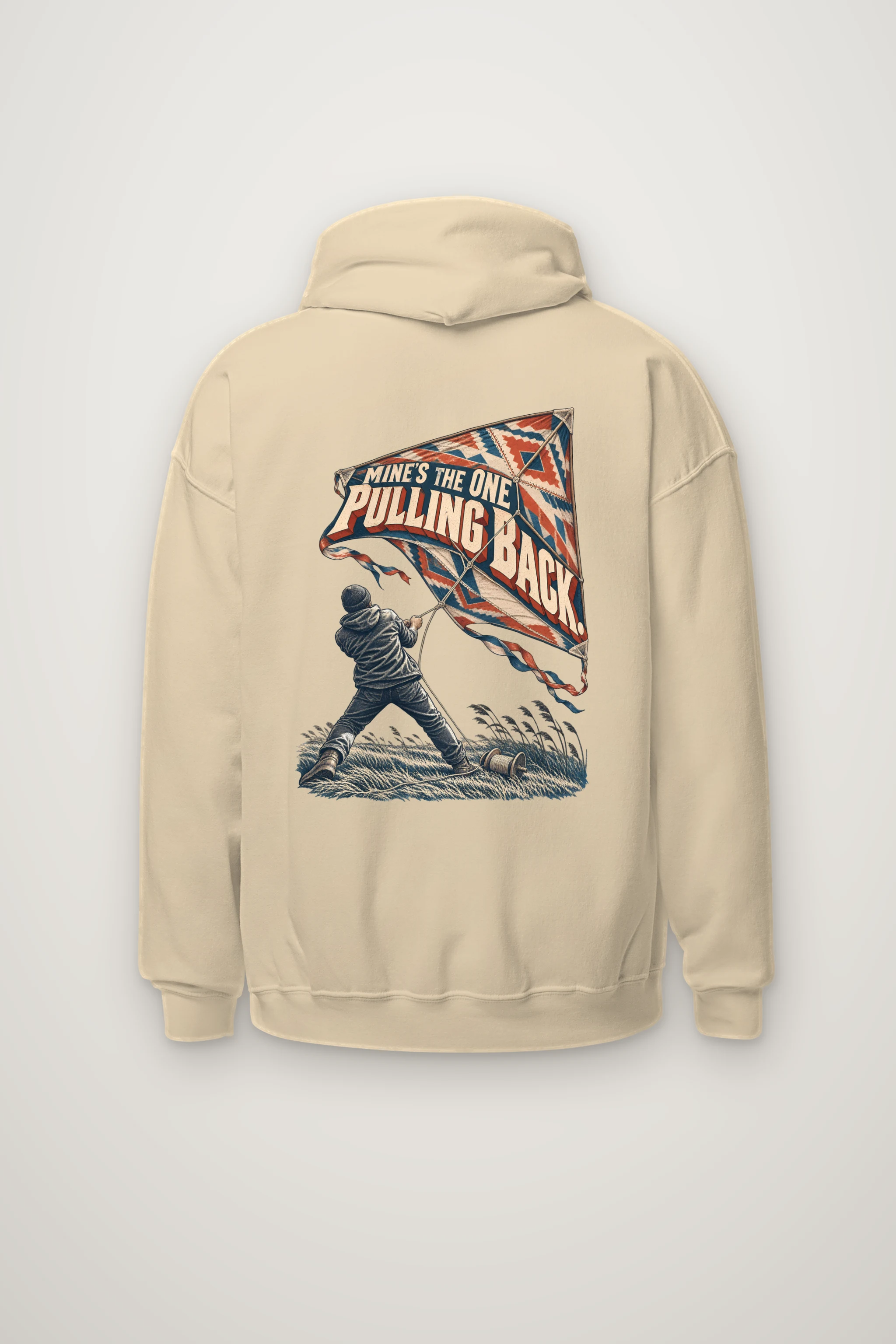 "Mine's the One Pulling Back" Heavy Blend Unisex Pullover Hoodie