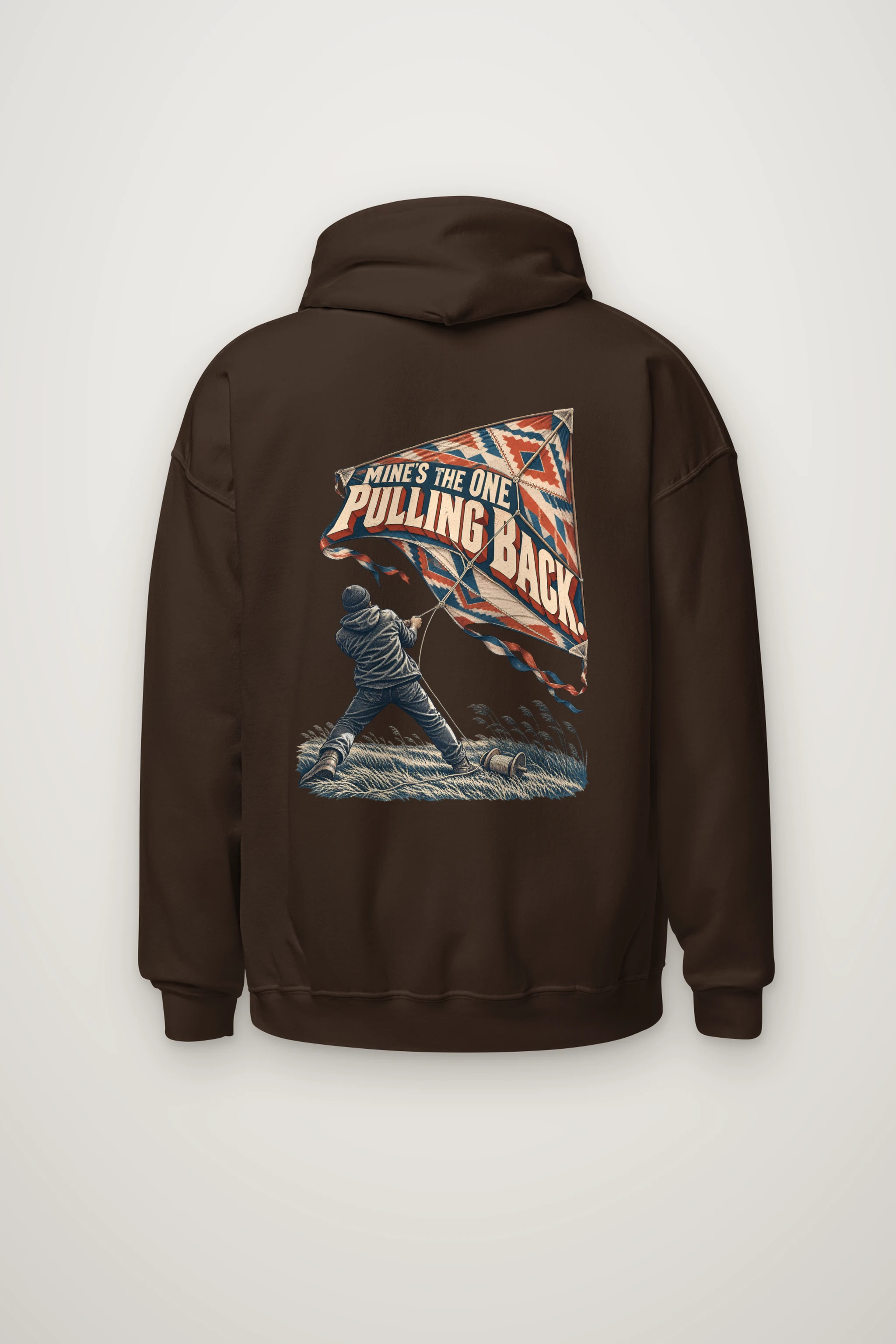"Mine's the One Pulling Back" Heavy Blend Unisex Pullover Hoodie