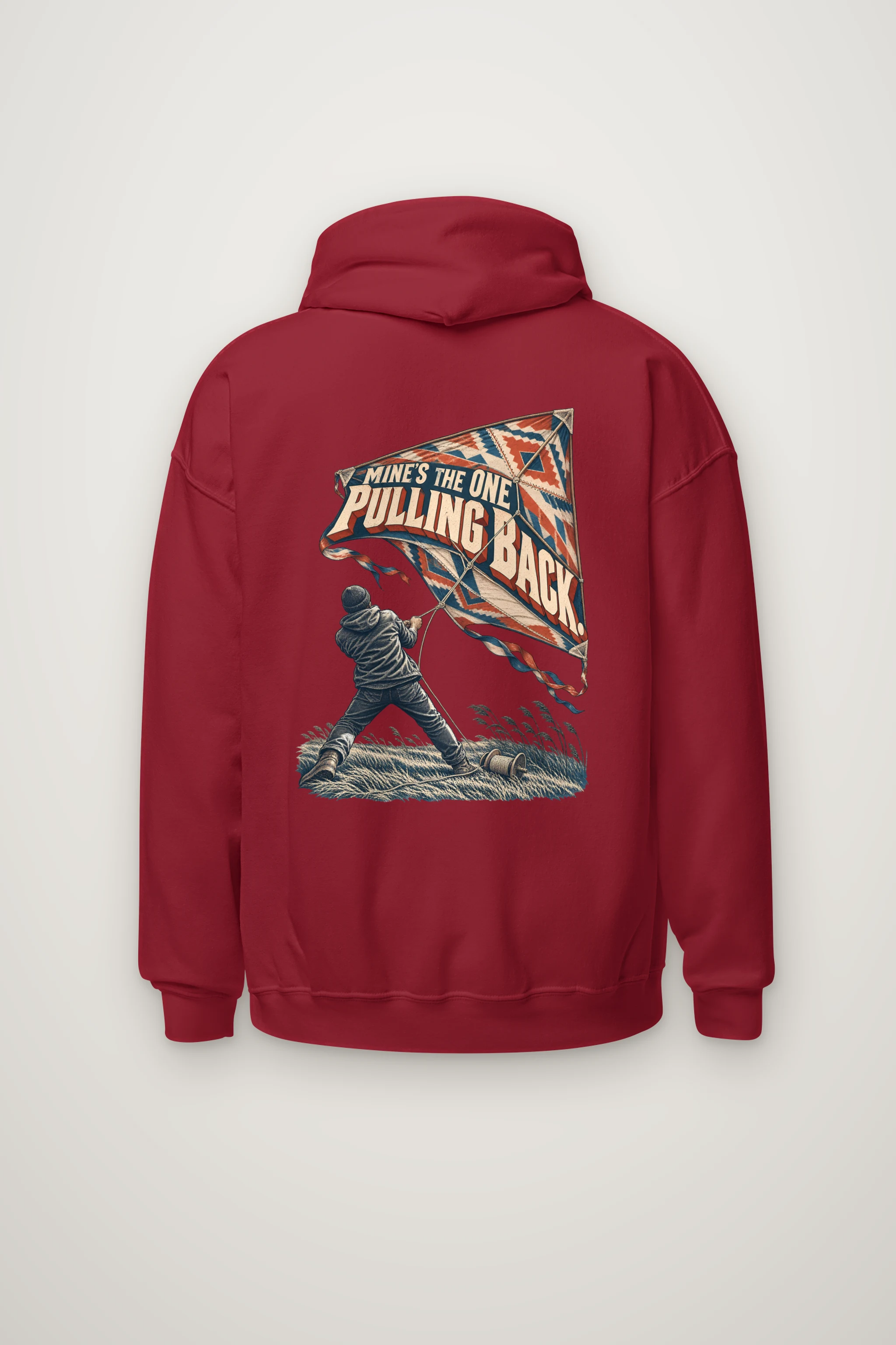 "Mine's the One Pulling Back" Heavy Blend Unisex Pullover Hoodie