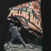 "Mine's the One Pulling Back" Men's Oversized Heavyweight Crewneck T-Shirt
