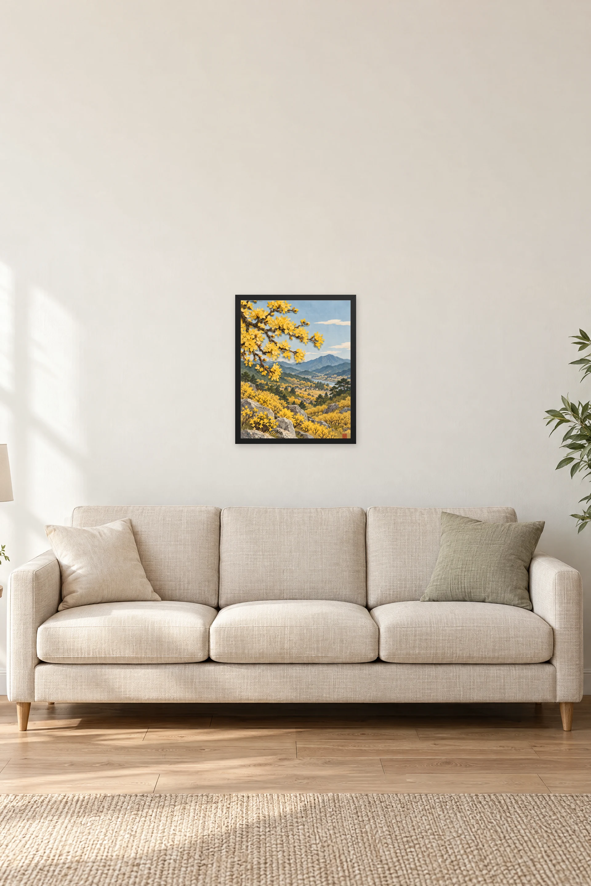 "Minjun Minhwa" Premium Wooden Framed Poster — Black frame, 16 × 20 in