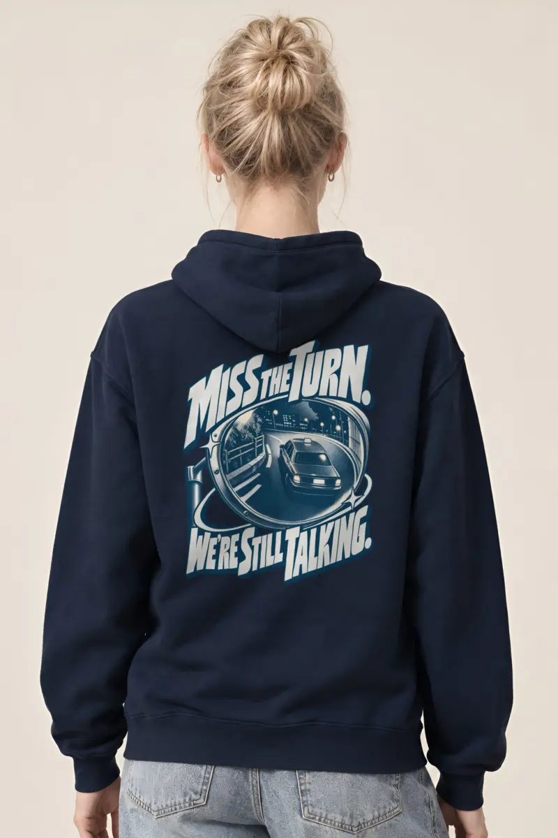 "Miss The Turn" Heavy Blend Unisex Pullover Hoodie