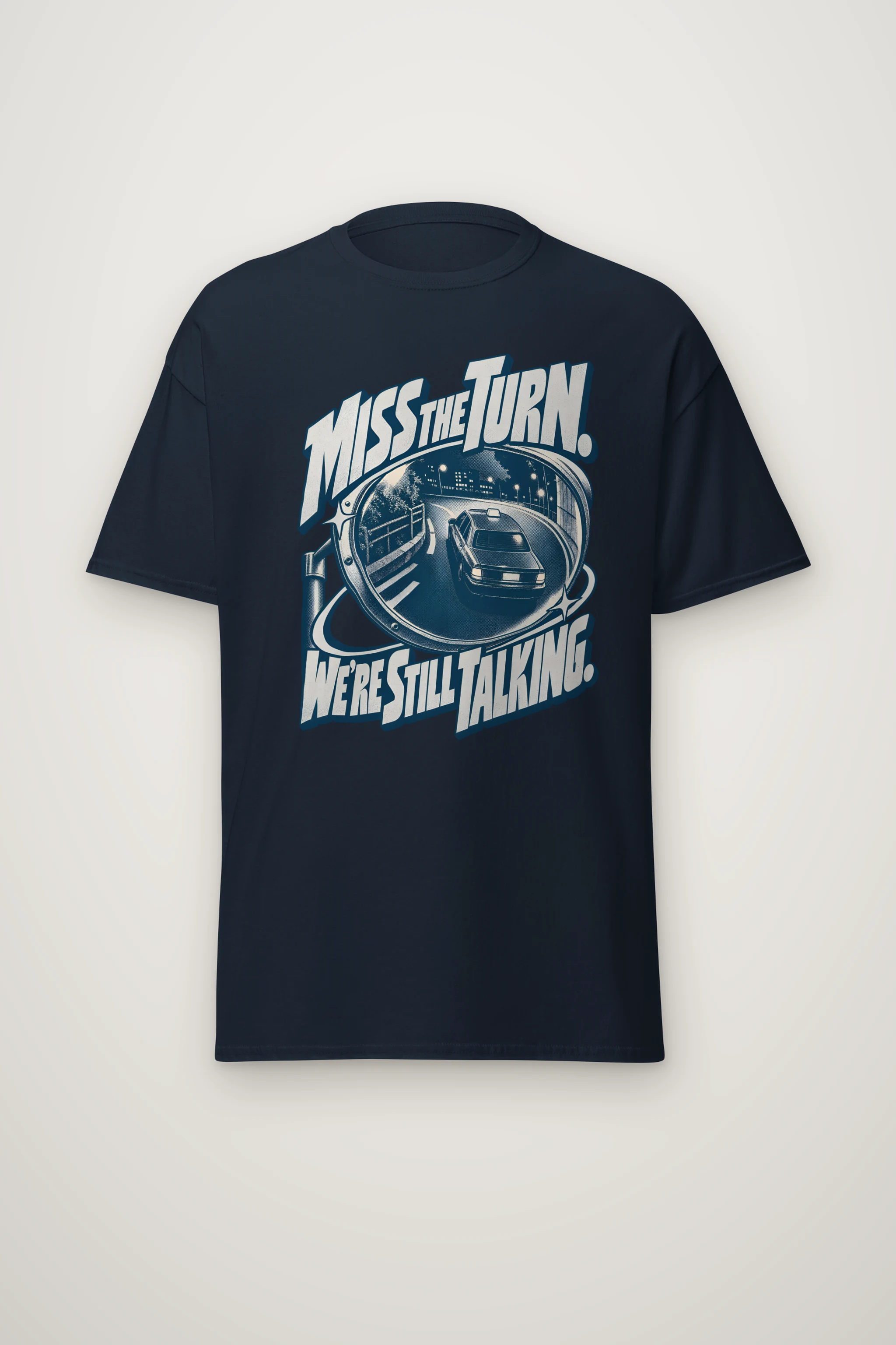 "Miss the Turn" Heavyweight Unisex Crewneck T-shirt