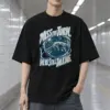 "Miss the Turn" Men's Oversized Heavyweight Crewneck T-Shirt