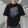 "Missed It. Found Dinner." Men's Oversized Heavyweight Crewneck T-Shirt
