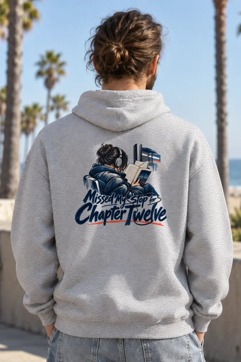 "Missed My Stop for Chapter Twelve" Heavy Blend Unisex Pullover Hoodie