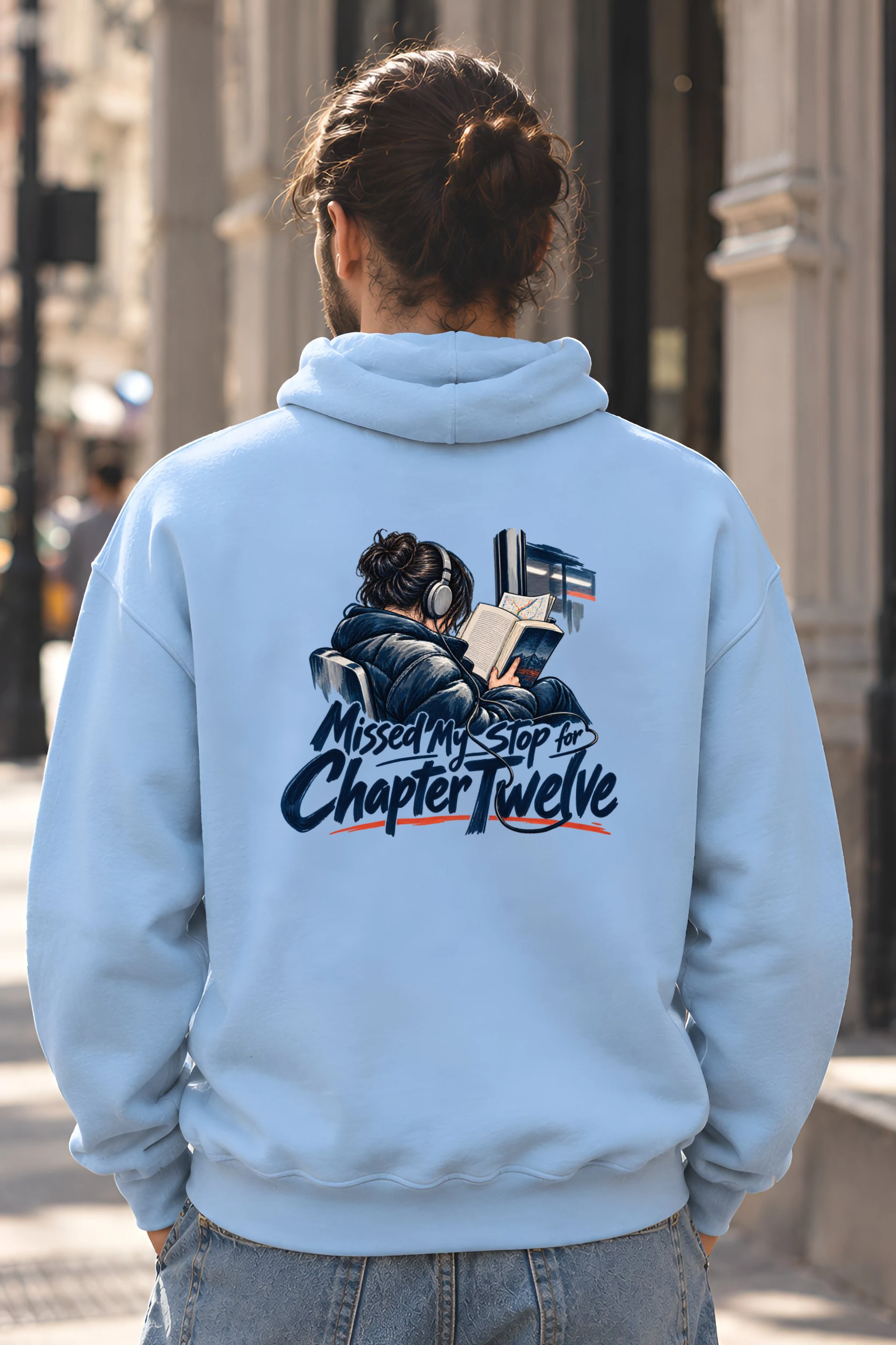 "Missed My Stop for Chapter Twelve" Heavy Blend Unisex Pullover Hoodie