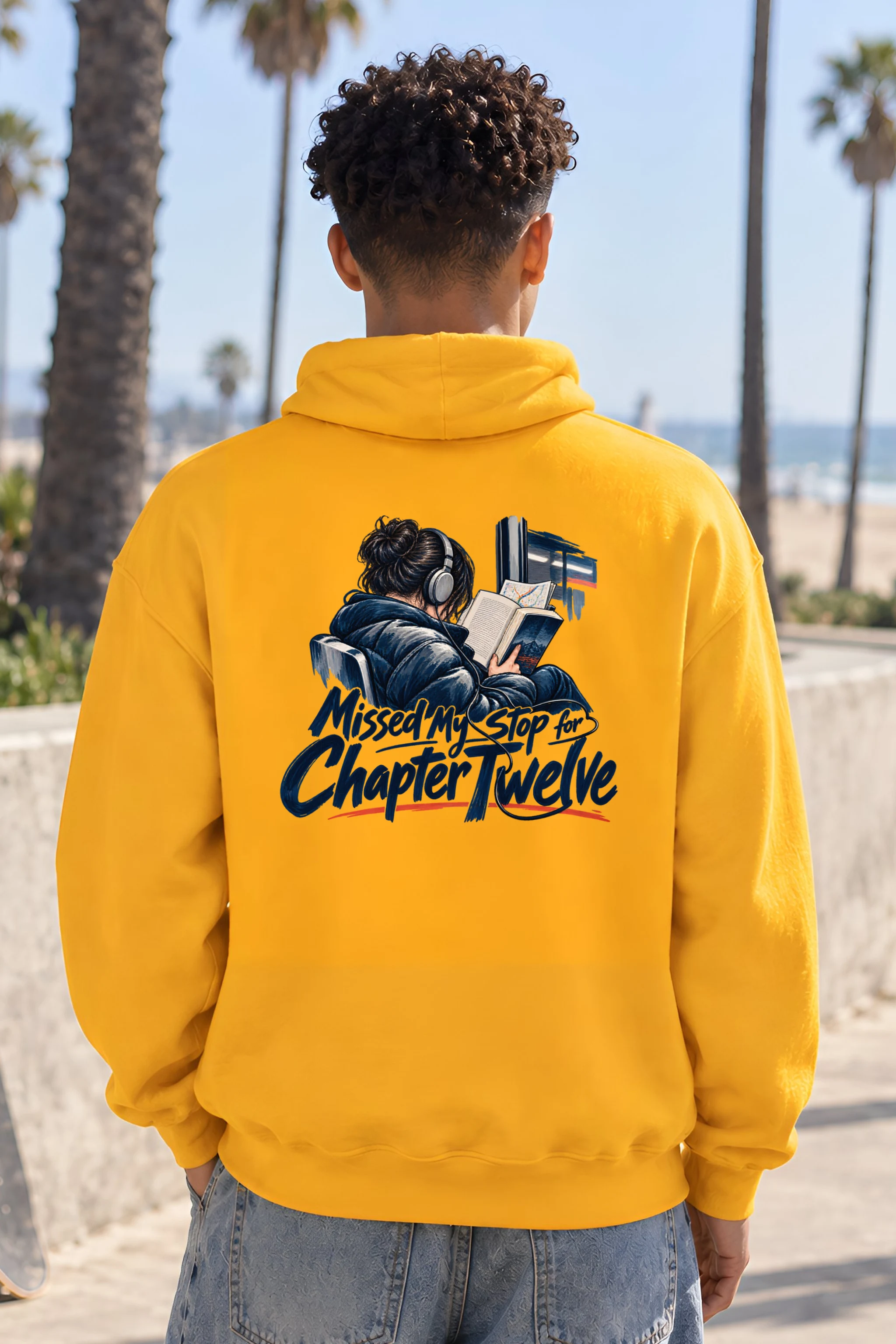 "Missed My Stop for Chapter Twelve" Heavy Blend Unisex Pullover Hoodie